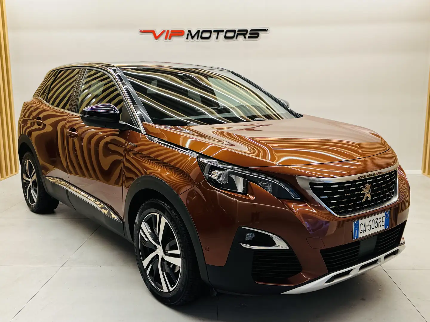 Peugeot 3008 1.5 HDI BLUE GT LINE 131CV EAT8 STRAFULL Brun - 2