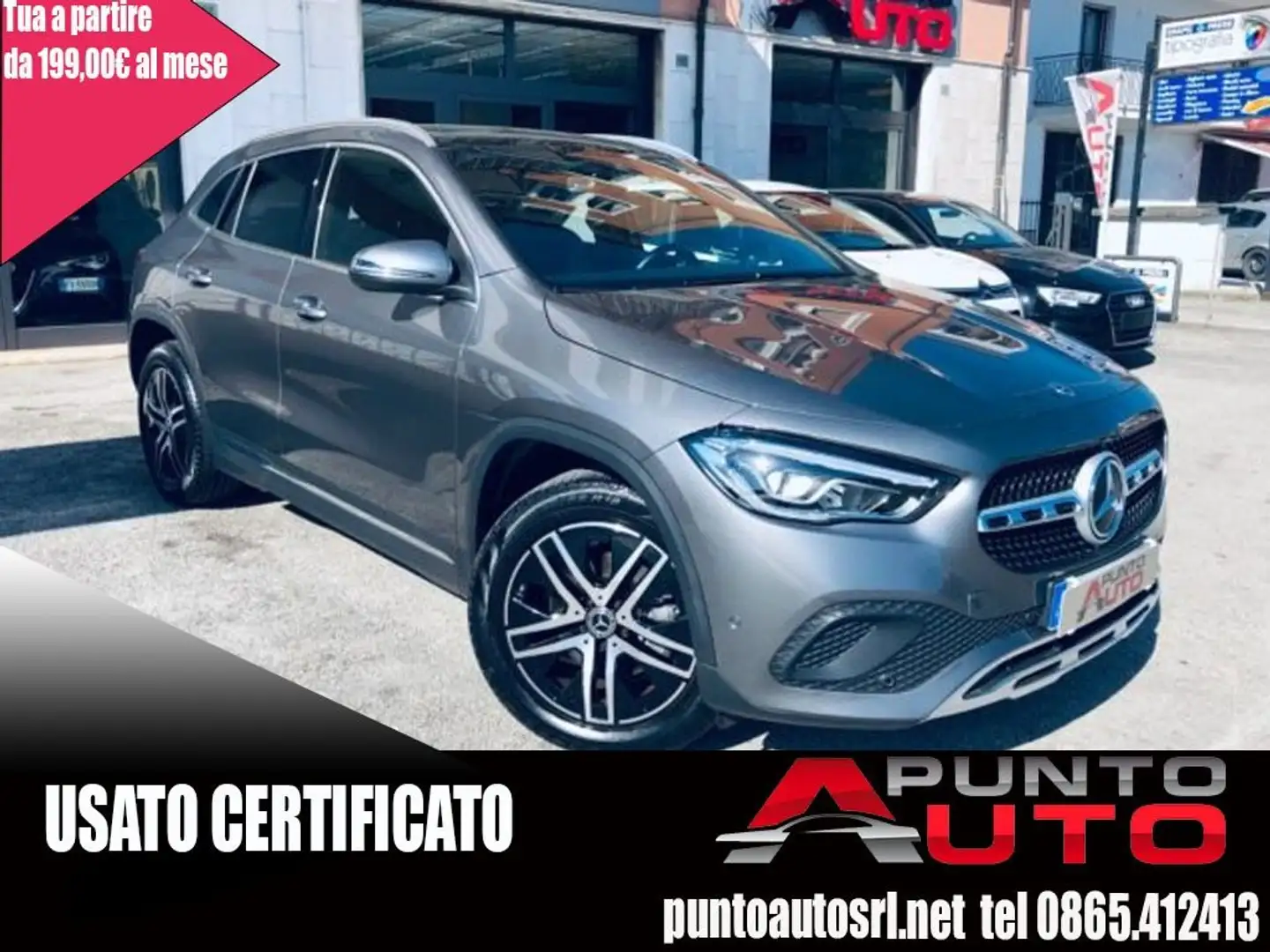Mercedes-Benz GLA 200 d Automatic Business Extra TETTO Gris - 1