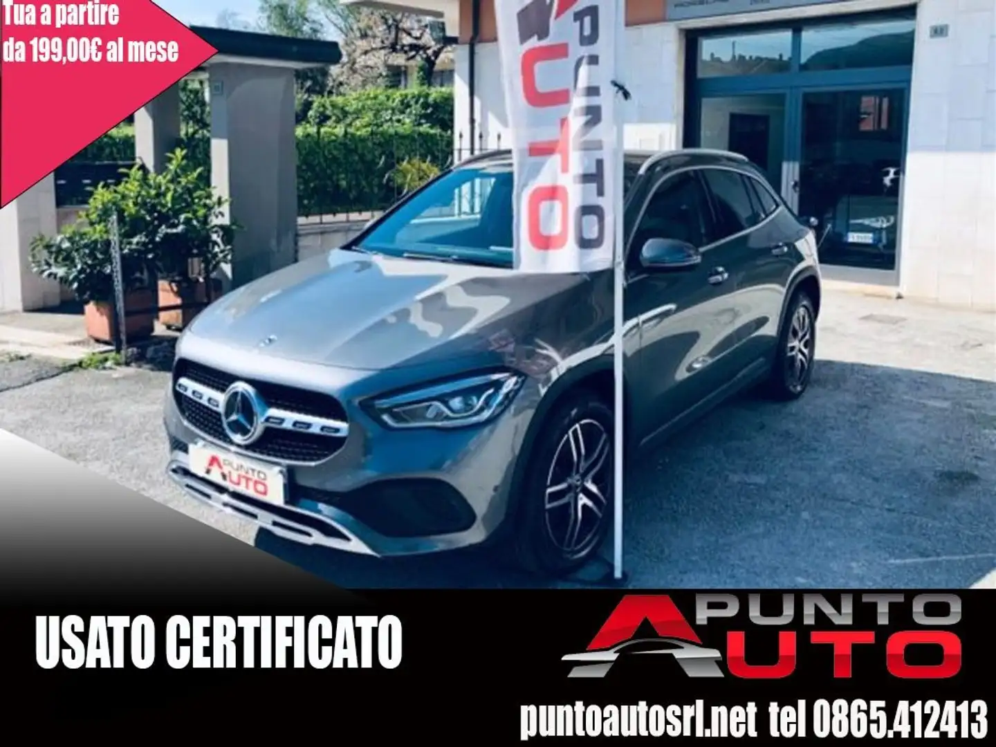 Mercedes-Benz GLA 200 d Automatic Business Extra TETTO Gris - 2