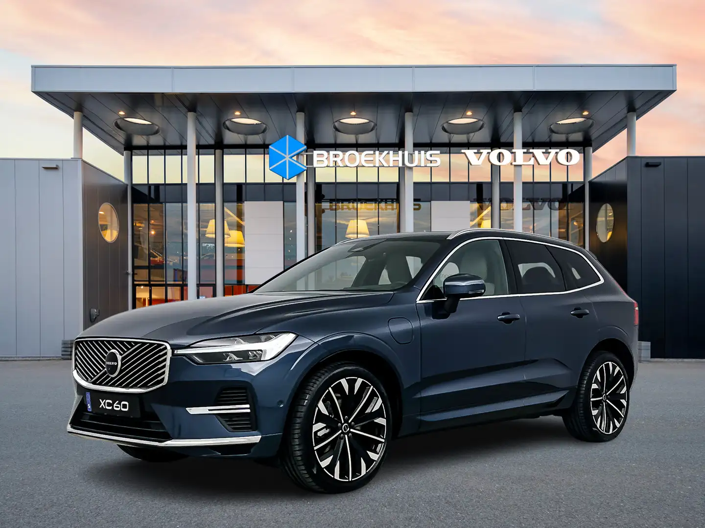 Volvo XC60 T6 Recharge AWD Ultra Bright | Facelift | 21' | Lu Blauw - 1