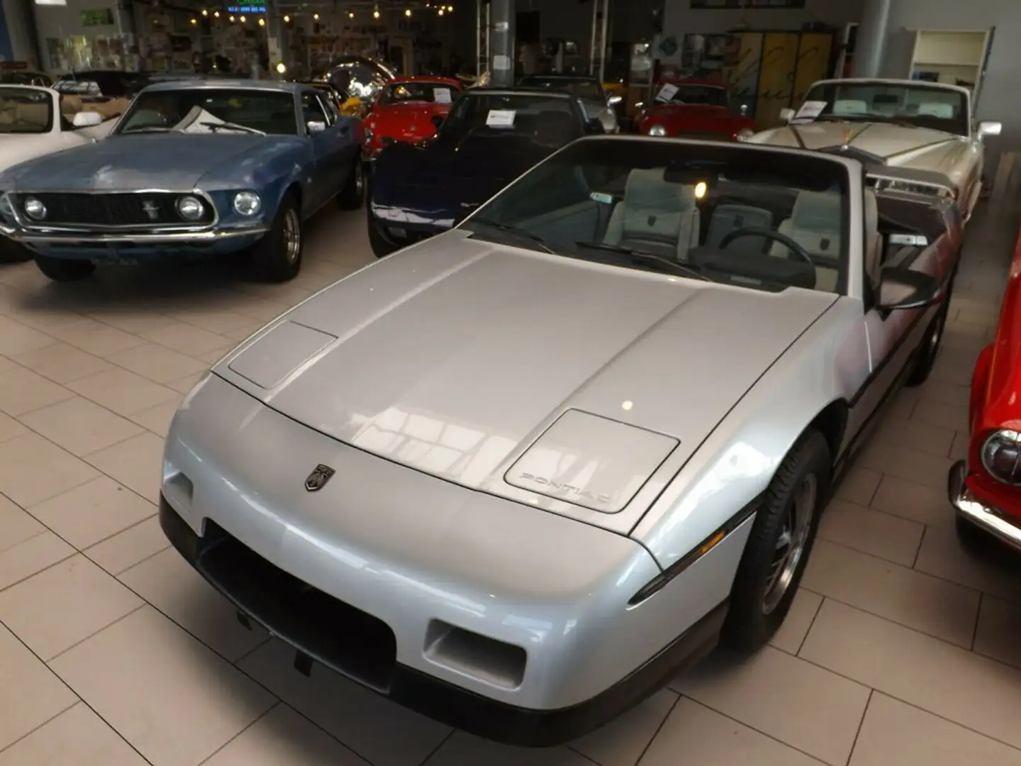 Pontiac Fiero V6 Cabrio - mit nur vierhundert Kilometern srebrna - 2