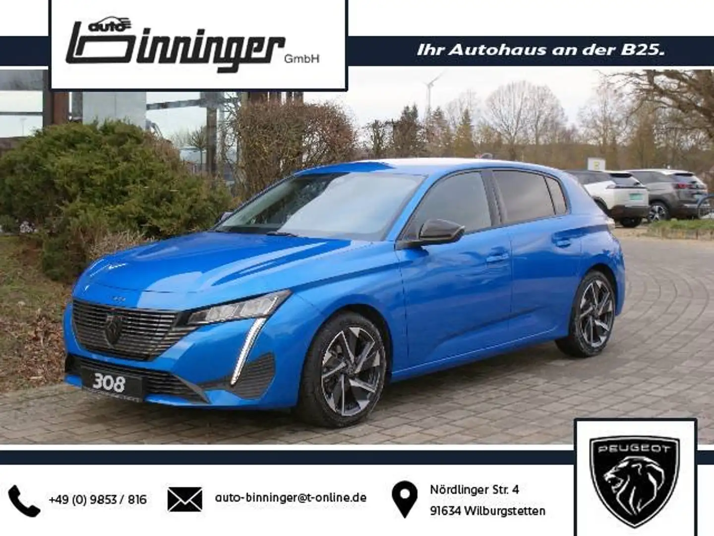 Peugeot 308 Allure Pack PureTech 130 EAT8 - Komfort Paket Bleu - 1