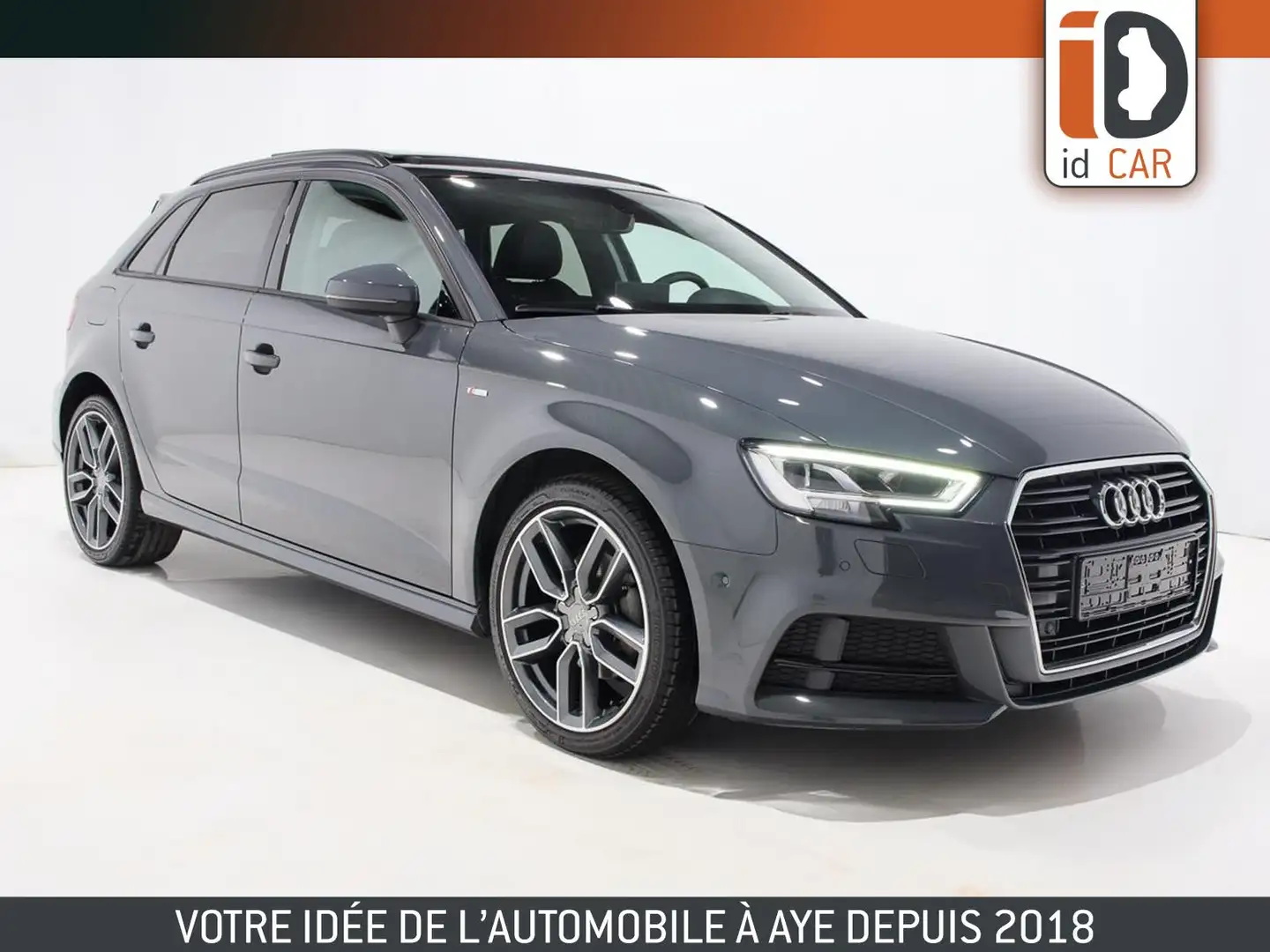 Audi A3 SPORTBACK 30 TFSI S-LINE CUIR SPORT LED GPS JA18 Grigio - 1