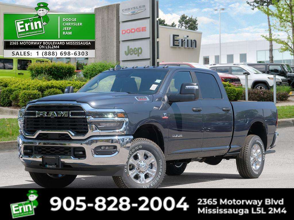 Blue 2025 RAM 3500 Pickup Truck Four-Wheel Drive 8-Speed Automatic