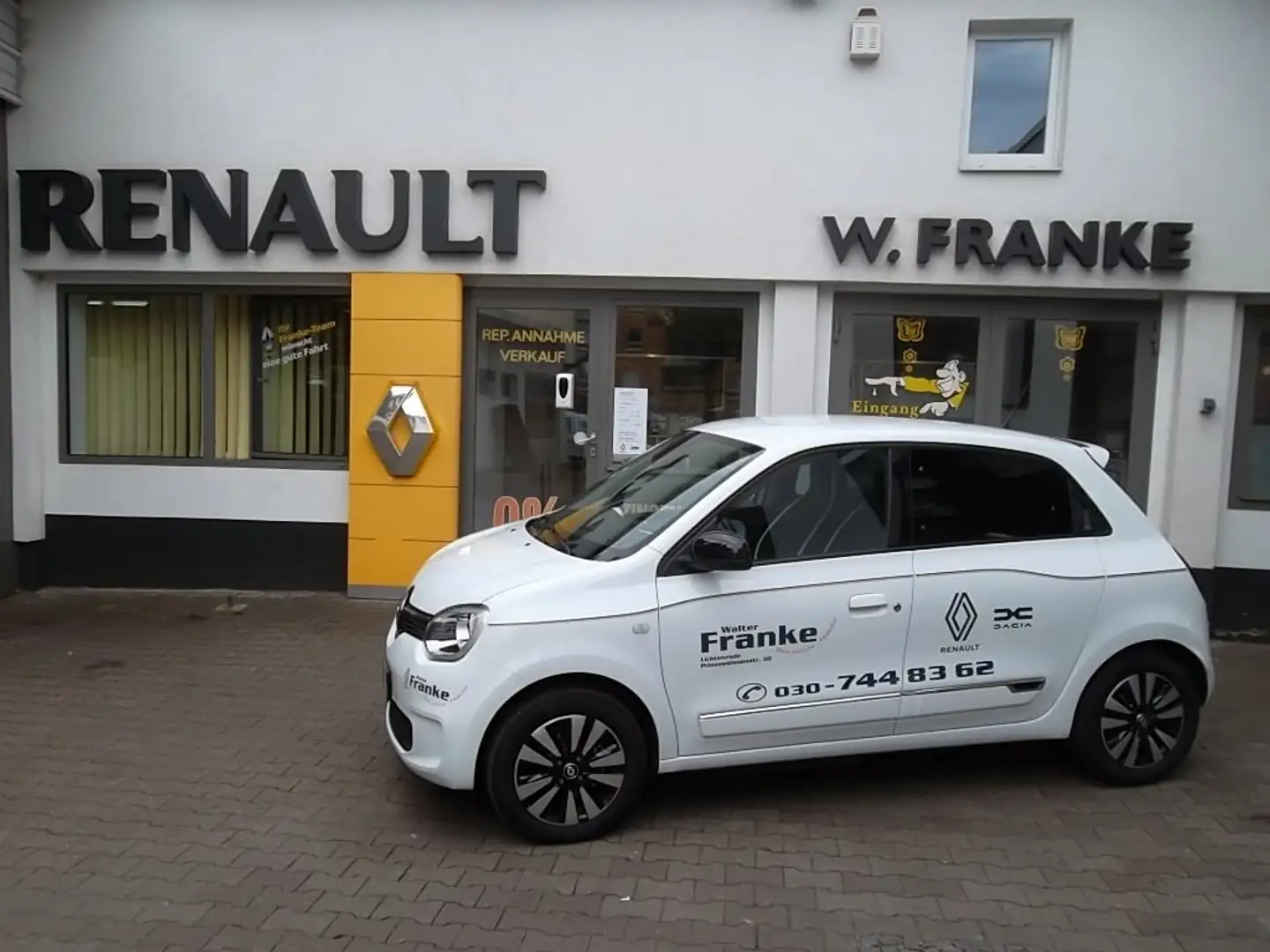 Renault Twingo (mit Batterie) Electric Techno 100% elektrisch Weiß - 1