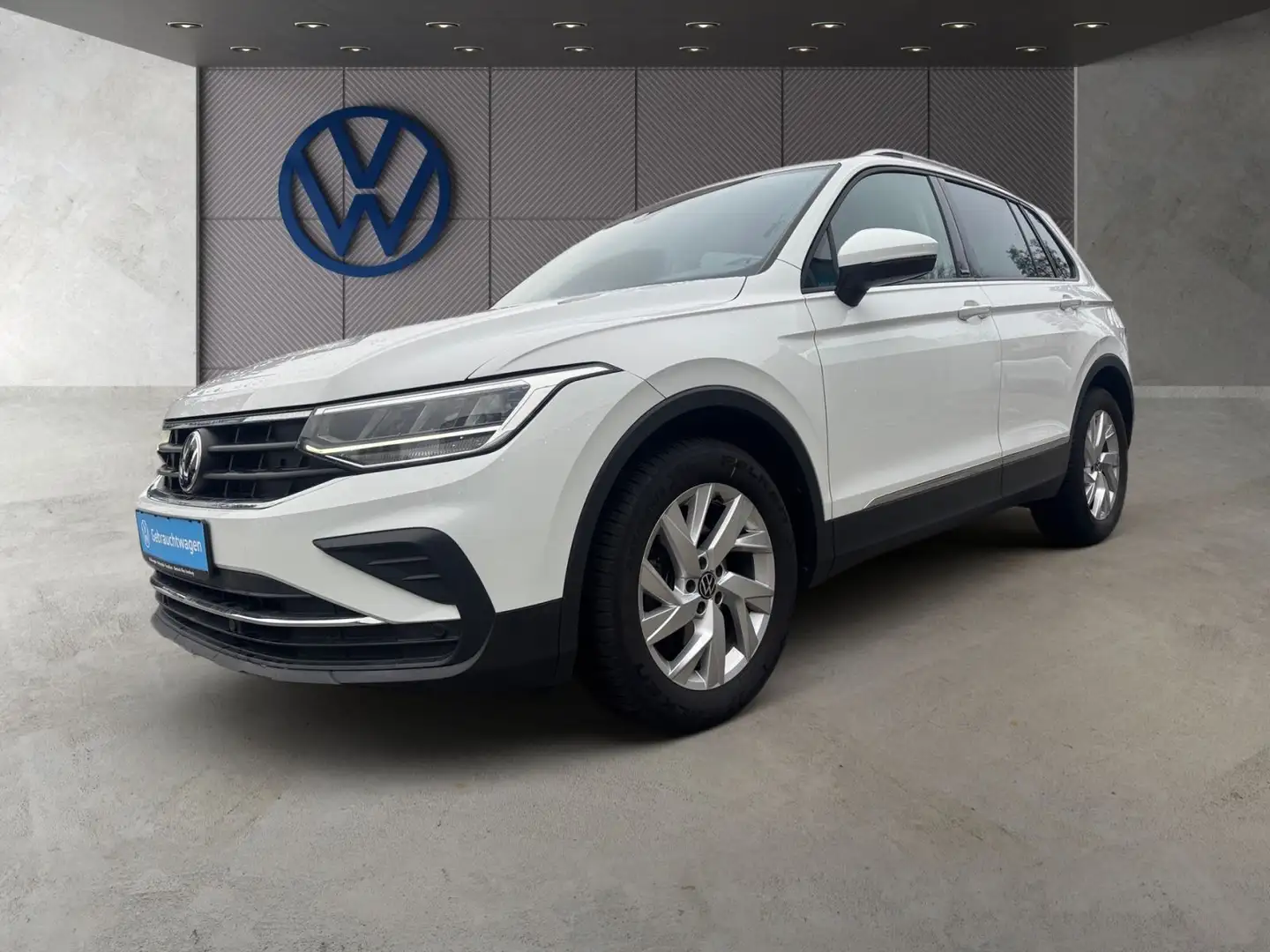 Volkswagen Tiguan 1.5 TSI United Navi Spurhalteassistent Sp Weiß - 2