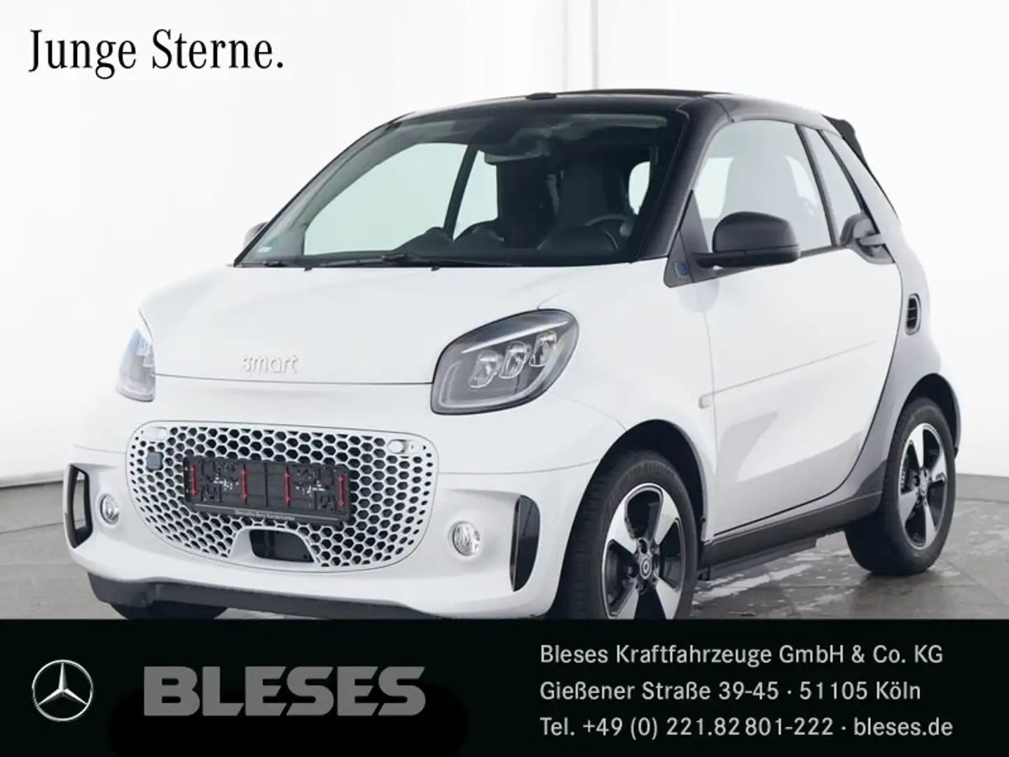 smart forTwo smart fortwo EQ Cabrio Exclusive Plus+22kW+Kamera Weiß - 1