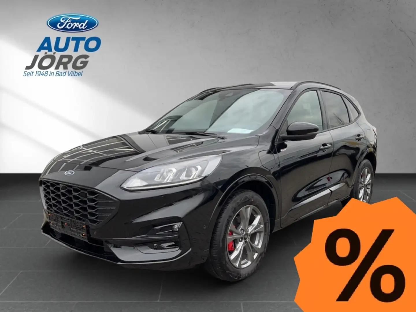 Ford Kuga Plug-In Hybrid ST-Line 2.5 Duratec -PHEV EU6d Zwart - 1
