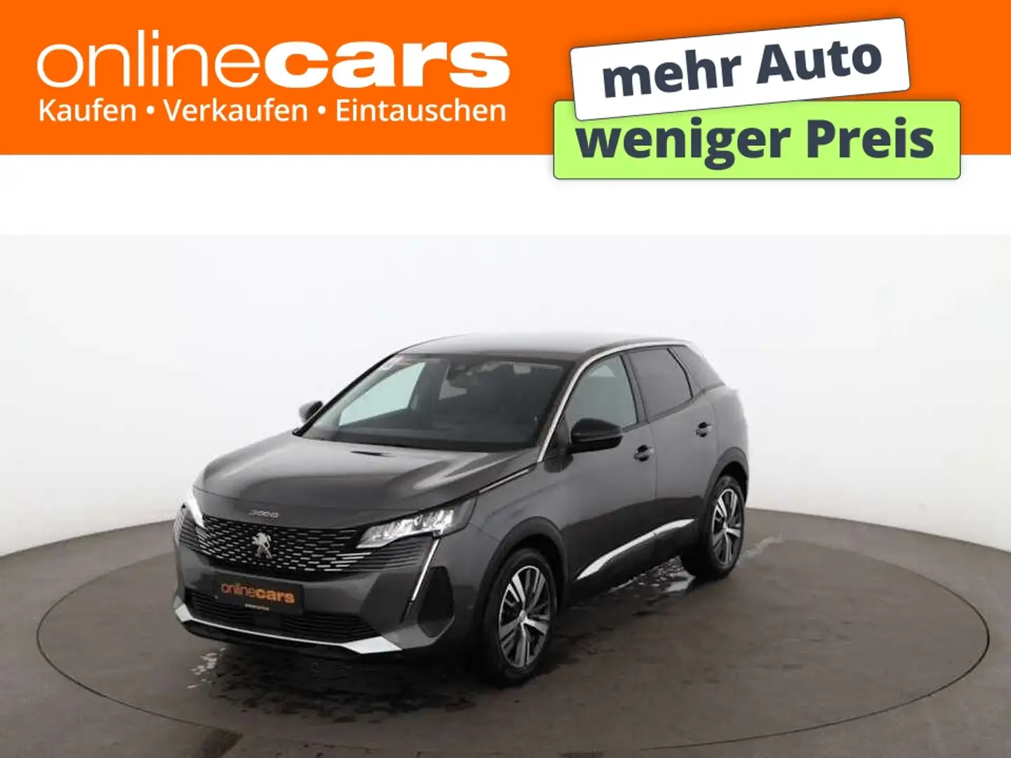 Peugeot 3008 1.2 PureTech 130 Allure LED RADAR LEDER NAVI Grau - 1