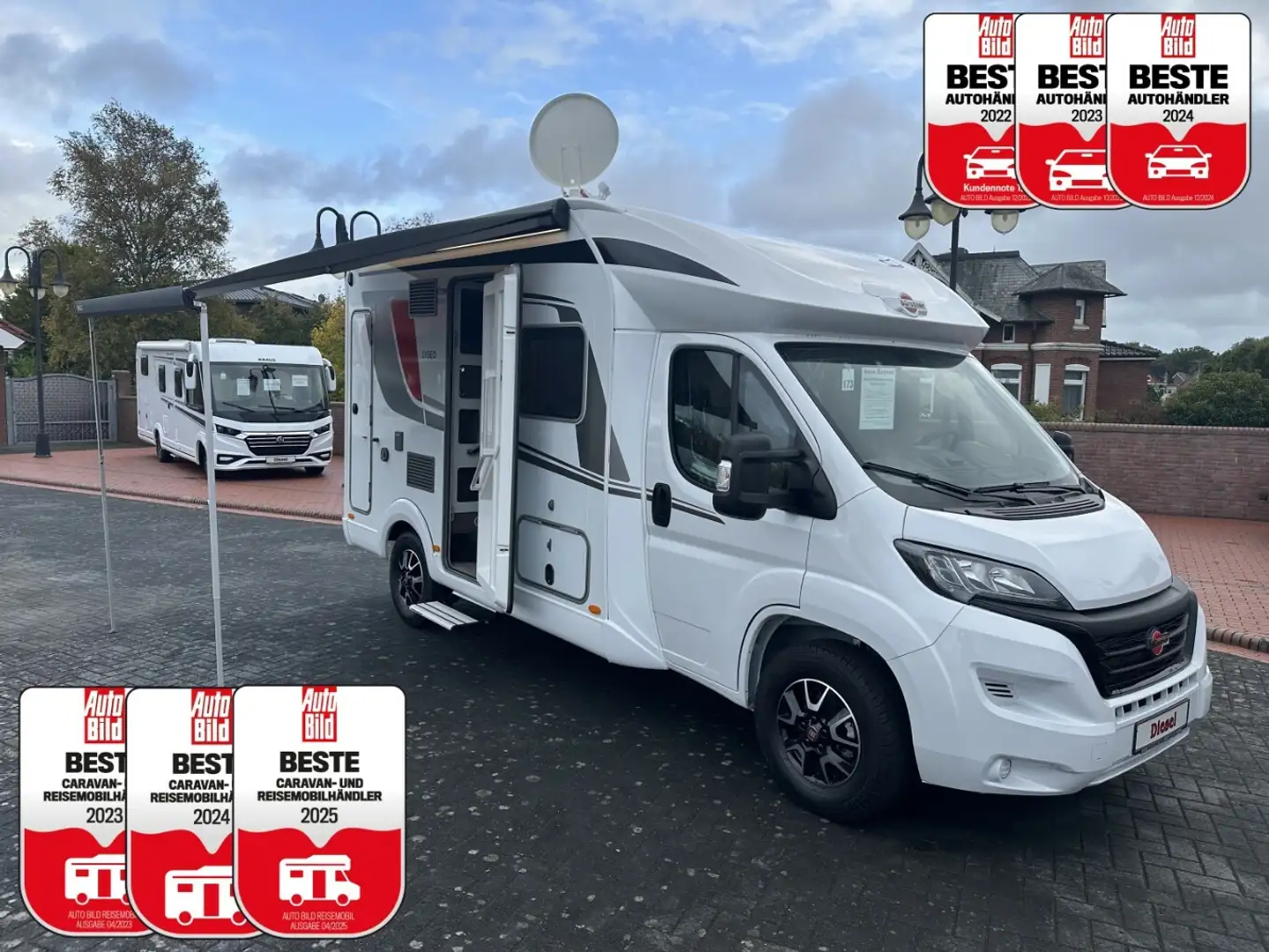 Bürstner Lyseo TD 594 Nur 400km +SAT/TV+Solar+Kamera+Heckba Wit - 1