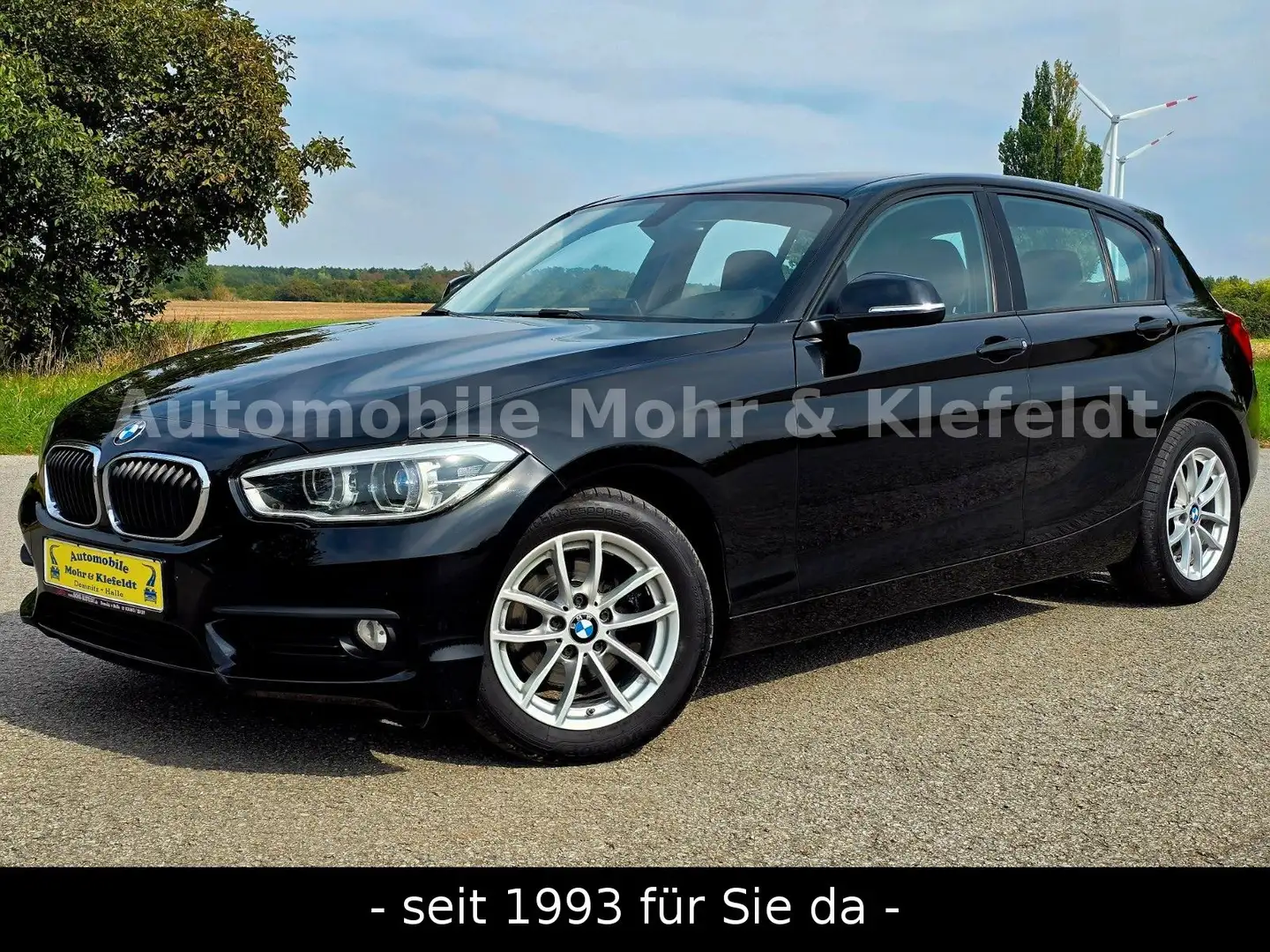 BMW 120 d Advantage*LED*SHZ*AHZV*AMBI*PHONE*GRA*PDC* Schwarz - 1