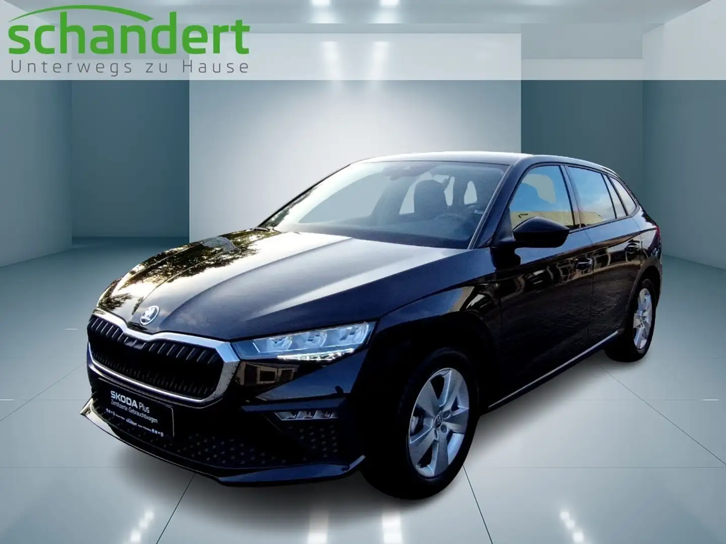 Skoda Scala 1.0 TSI Essence LED Klima Tempomat PDC DAB Schwarz - 1