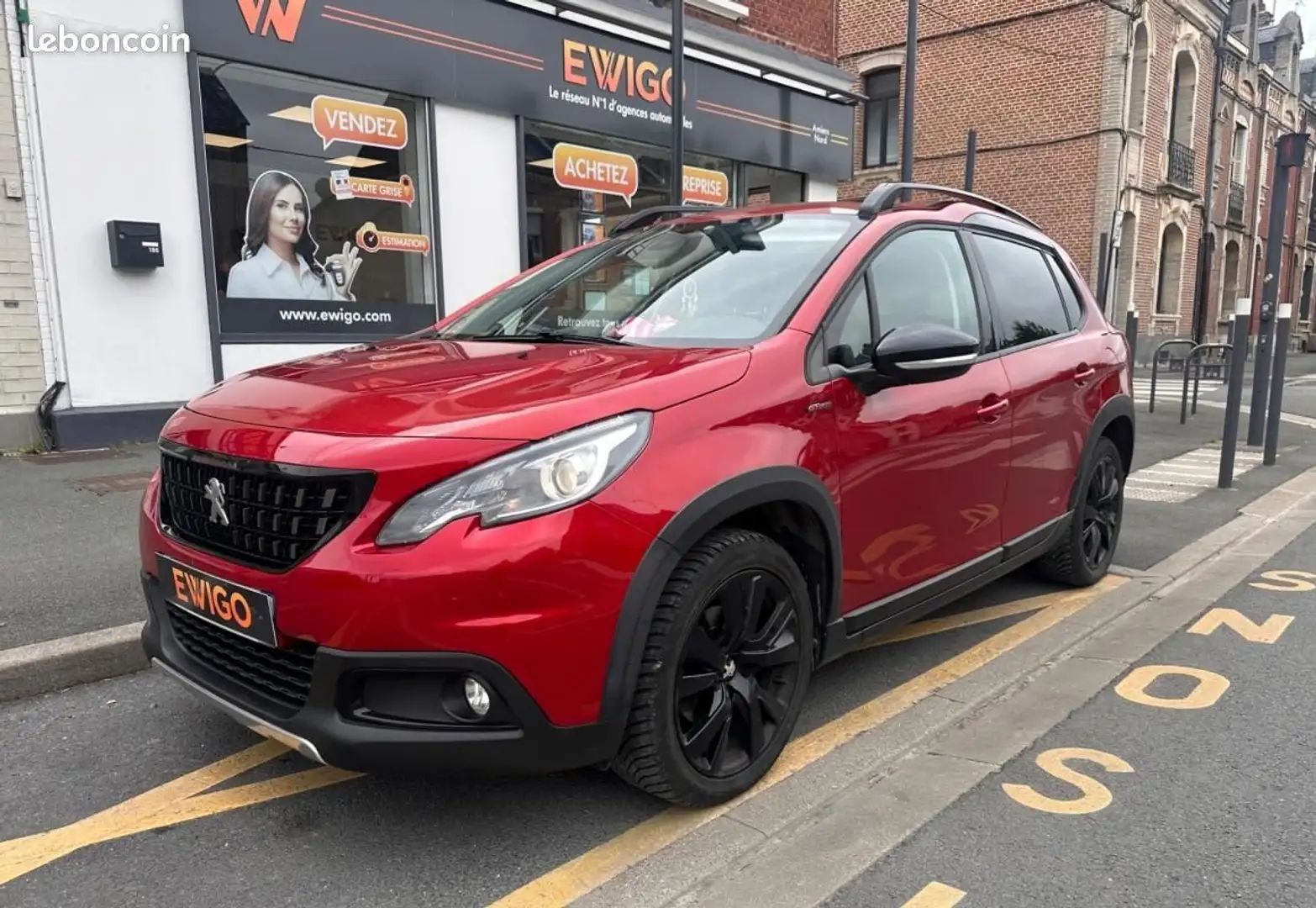 Peugeot 2008 GENERATION-I 1.2 PURETECH 110 GT-LINE EAT BVA STAR Rouge - 1