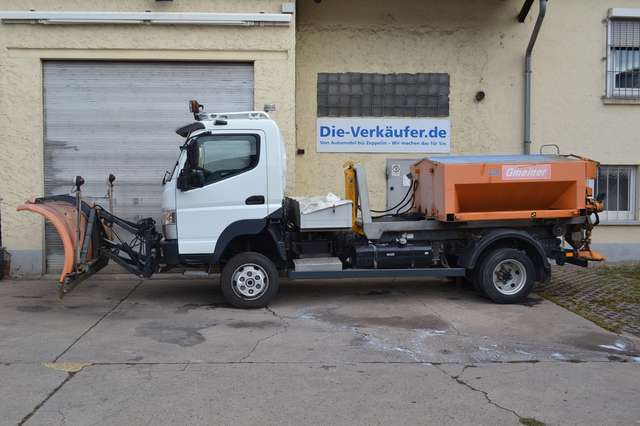 Mitsubishi Fuso Canter 4x4 Winterdienst Abrollkipper Allrad