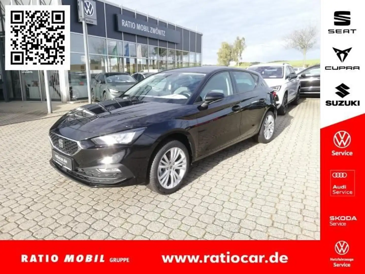 SEAT Leon LEON STYLE EDITION 1.5 ETSI DSG SITZHEIZ. NAVI Schwarz - 1