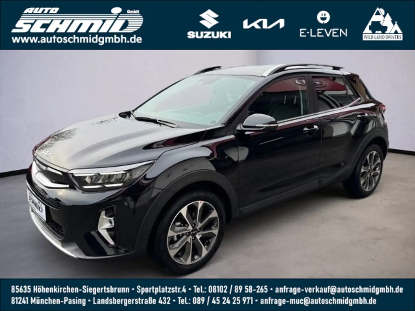 Kia Stonic STONIC 1.0T 100 48V DCT PLATINUM STD Чорний - 1