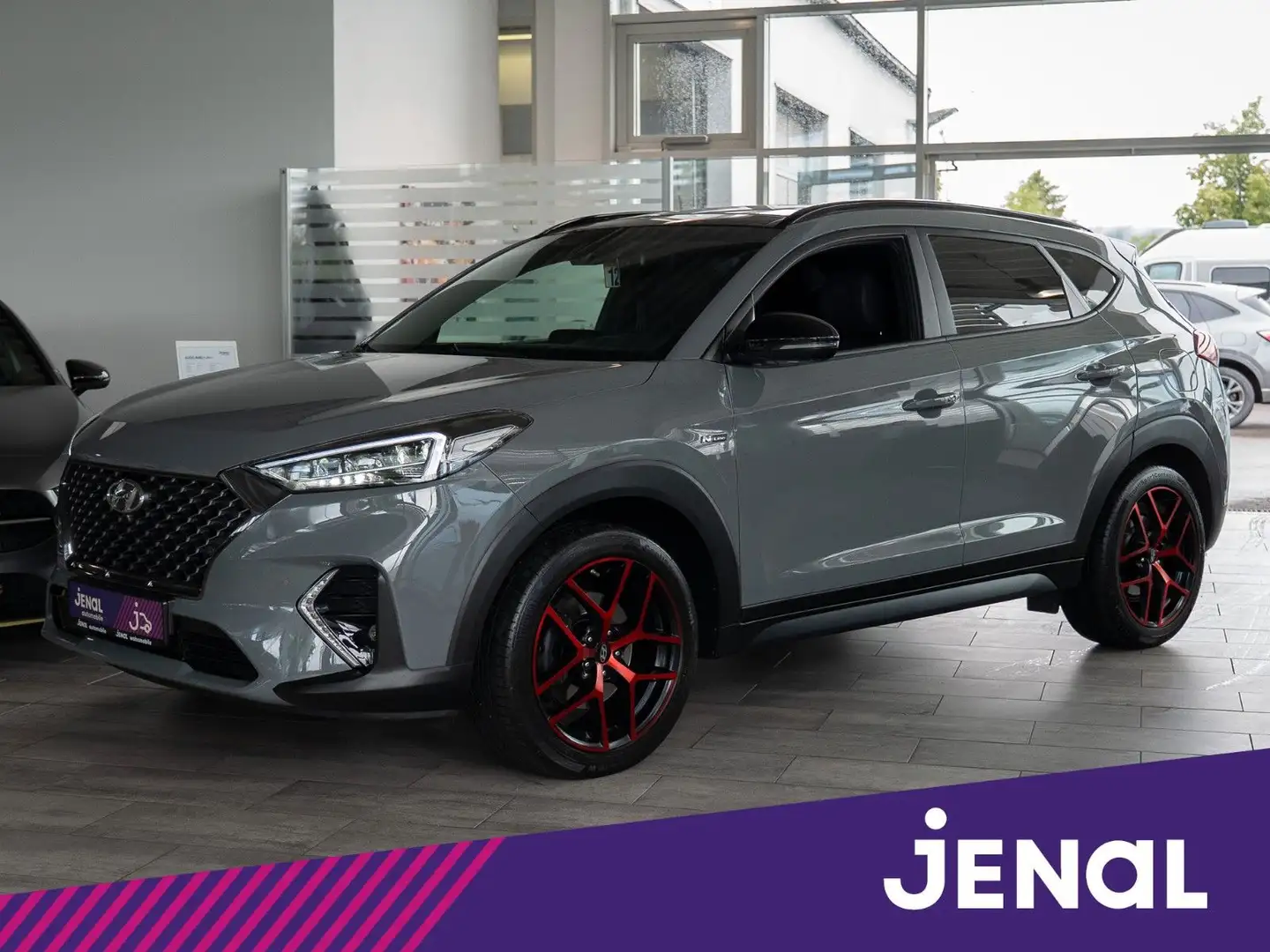 Hyundai TUCSON N Line 4WD AUTOM./PANO/NAVI/AHK/DAB+ Grijs - 1