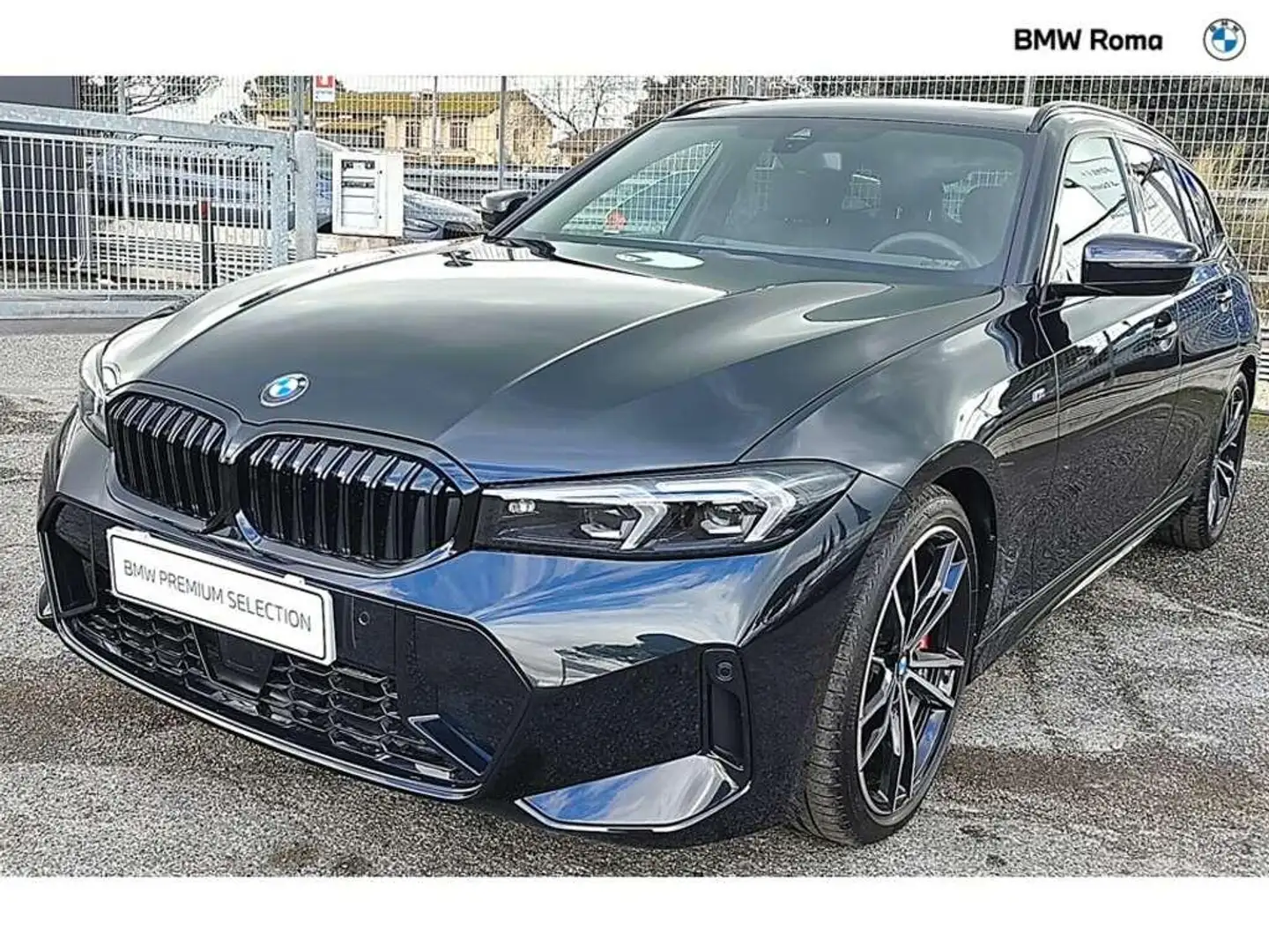 BMW 320 d Touring mhev 48V Msport auto Nero - 1