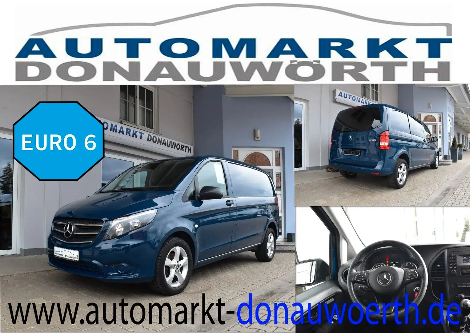 Mercedes-Benz Vito Kasten 111 CDI Style kompakt Standhzg Klima Bleu - 1