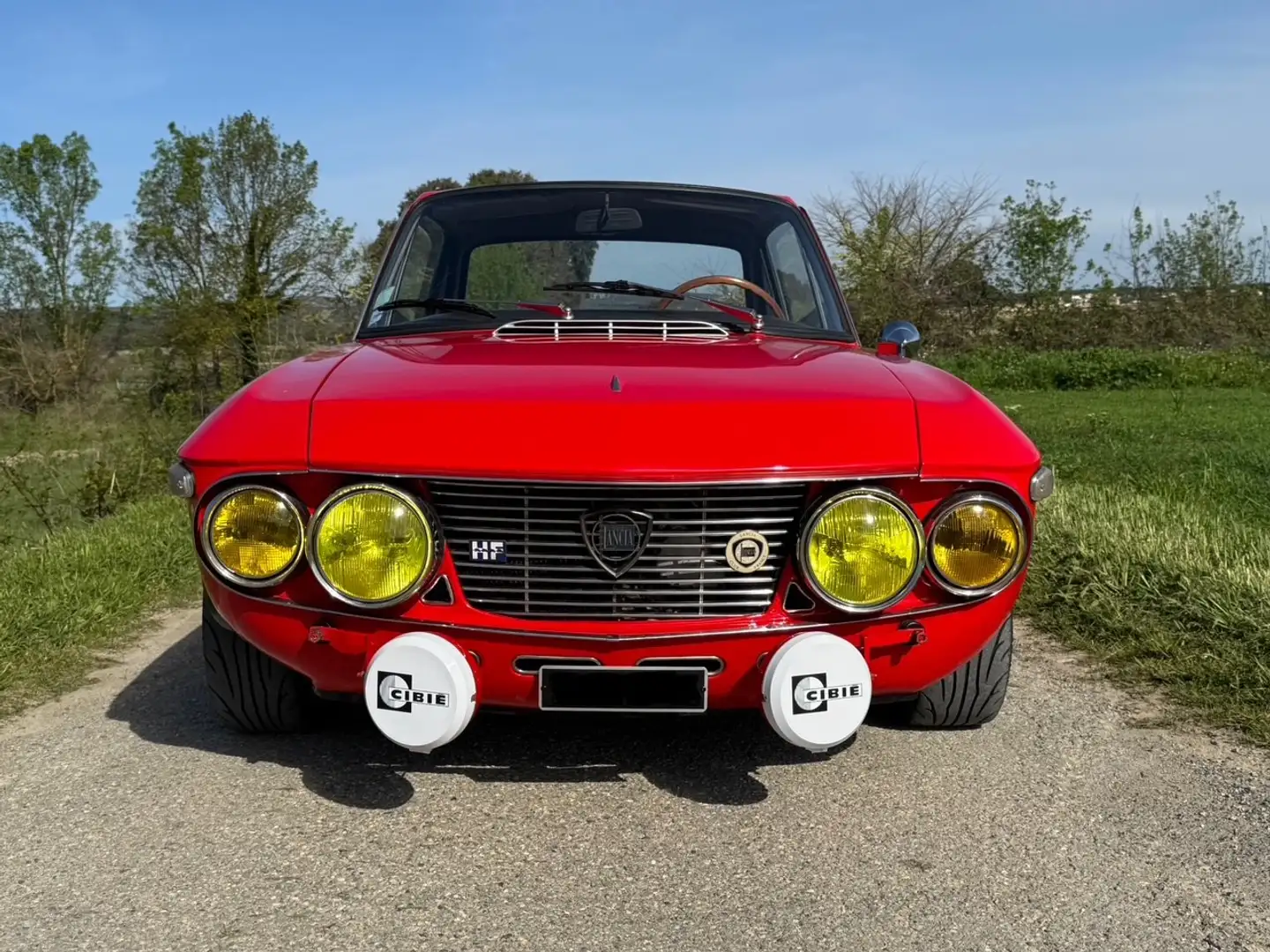 Lancia Fulvia 1600 HF "Fanalone " Rouge - 1