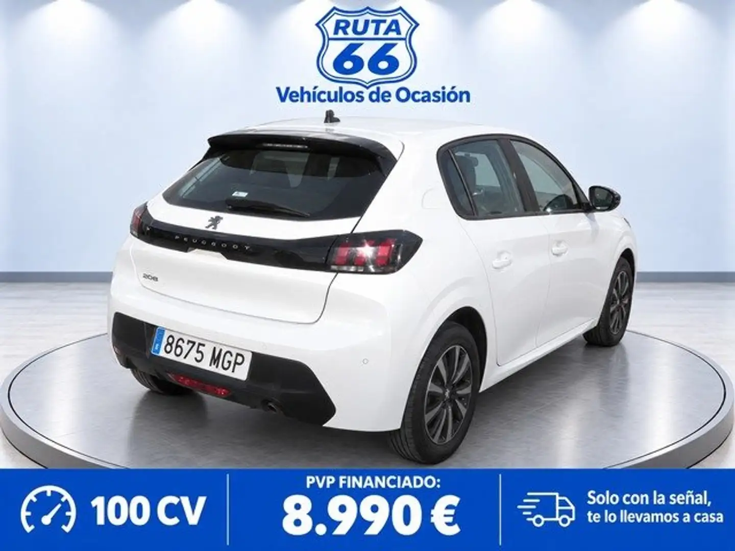 Peugeot 208 1.2 Puretech S&S Active Pack 100 Blanco - 2