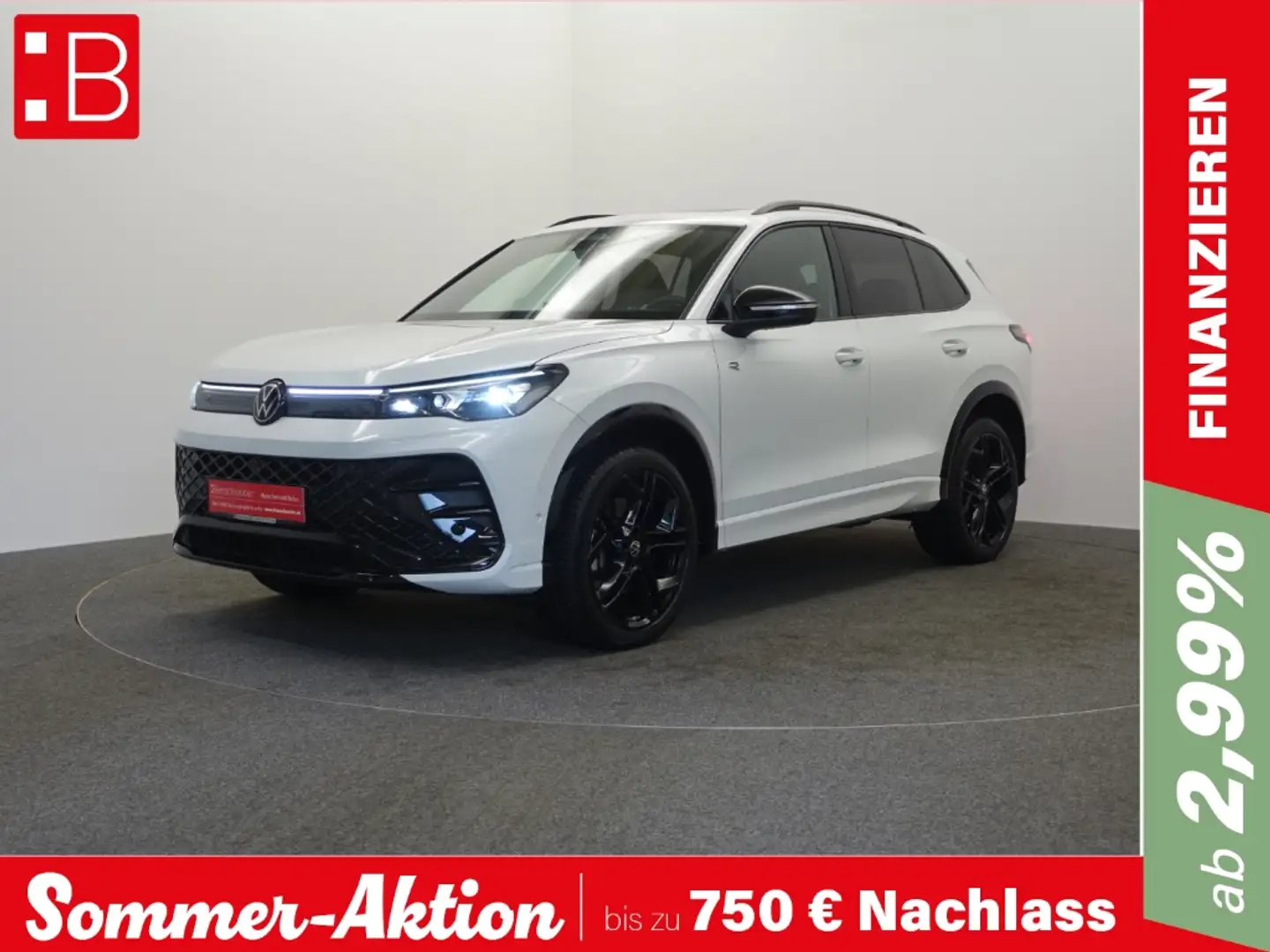 Volkswagen Tiguan 2.0 TDI DSG 4Mo. R-Line Black Style DIGITAL COCKPI Weiß - 1