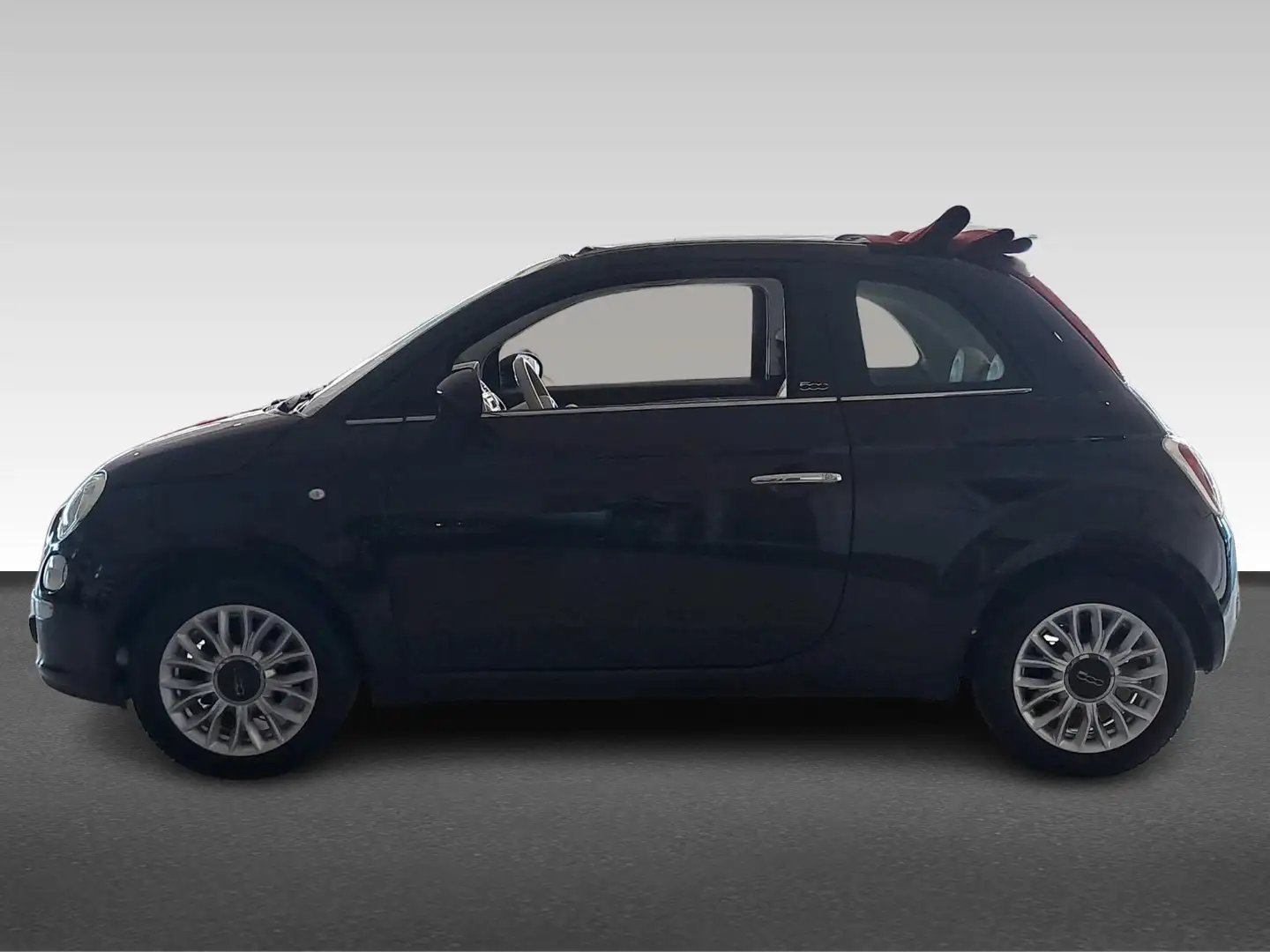 Fiat 500C 1.2 Lounge Cabrio Schwarz - 2