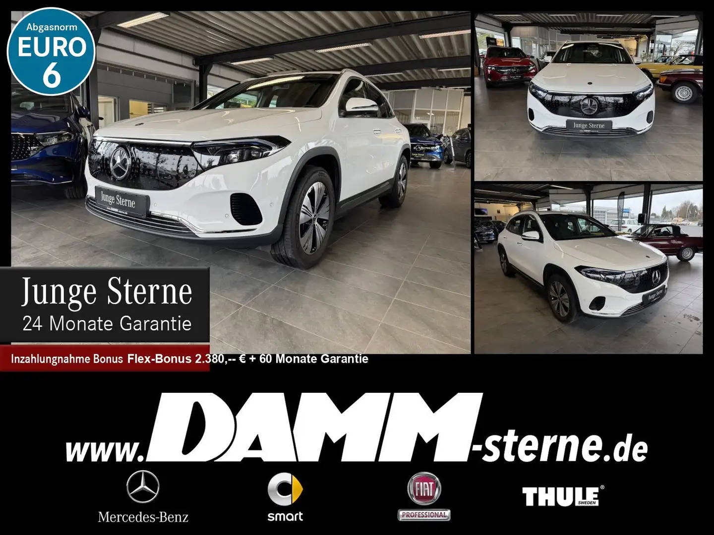 Mercedes-Benz EQA 300 EQA 300 4M Progressive Adv+/AHK/360°/LED/+ Flex Blanc - 1