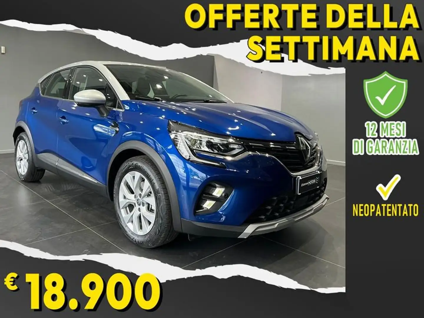 Renault Captur Plug-in Hybrid E-Tech 160 CV Intens Blu/Azzurro - 1