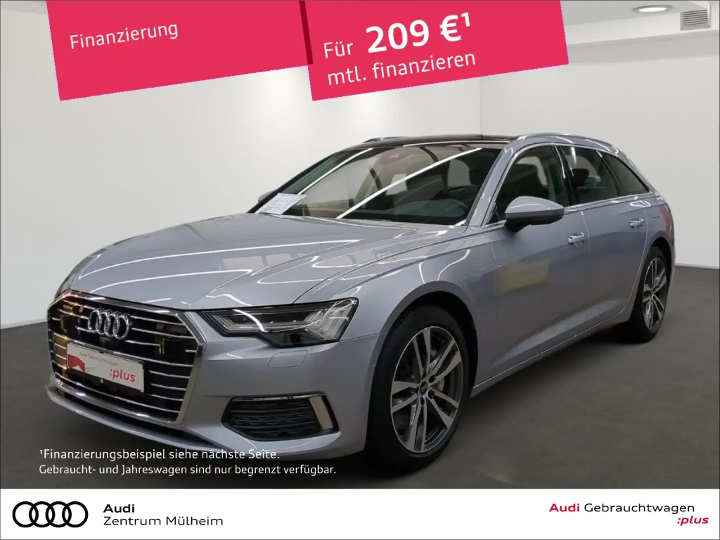 Audi A6 Avant 50 TFSI e quattro Navi Leder Matrix LED Rück Silber - 1
