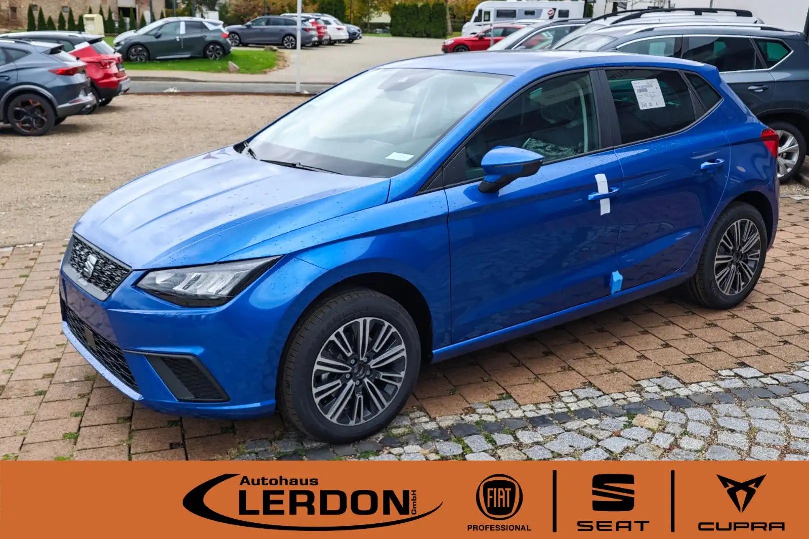 SEAT Ibiza 1.0 TSI Style Edition FullLink|SHZ|PDC| Modrá - 1