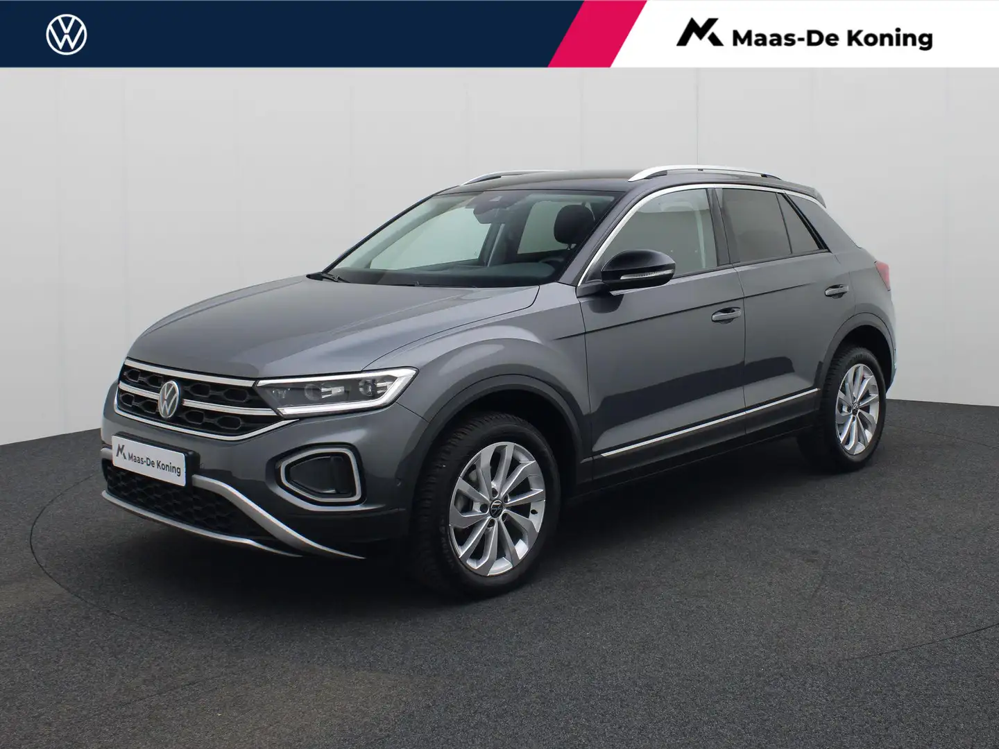 Volkswagen T-Roc 1.5TSI/150PK Style DSG · Navigatie · Trekhaak · Ca Gris - 1