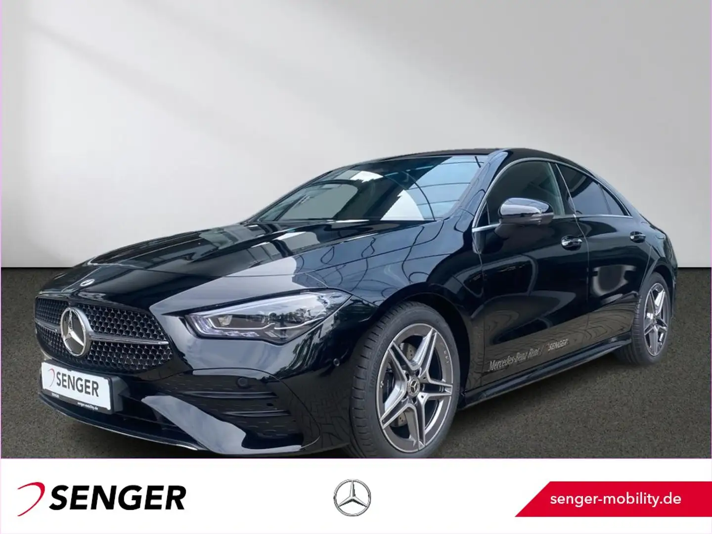 Mercedes-Benz CLA 220 4M Coupé AMG Multibeam Pano 360°-Kamera Schwarz - 1