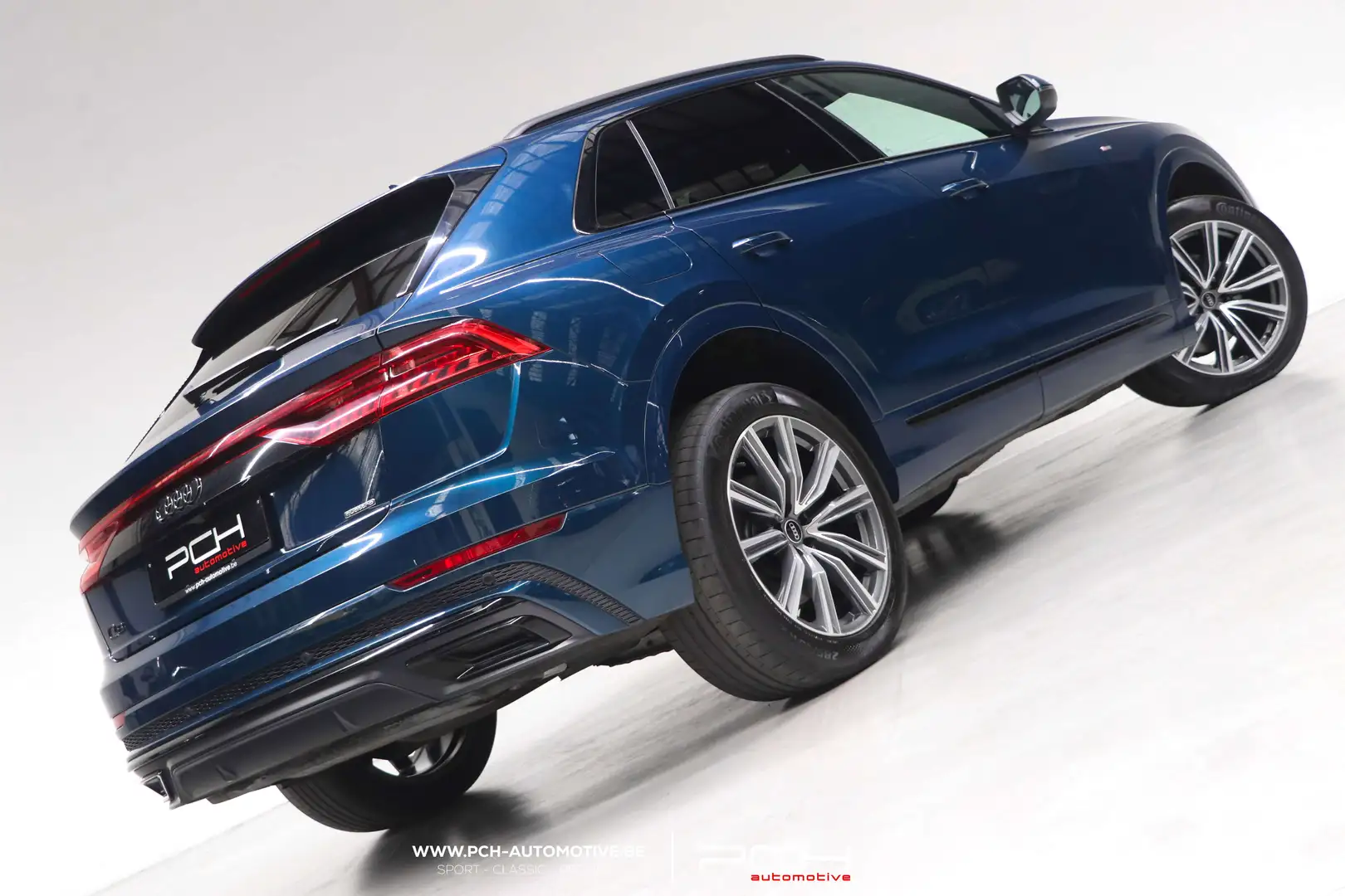 Audi Q8 50 TDi 3.0 V6 Quattro S-Line Tiptronic - VAT - Bleu - 2