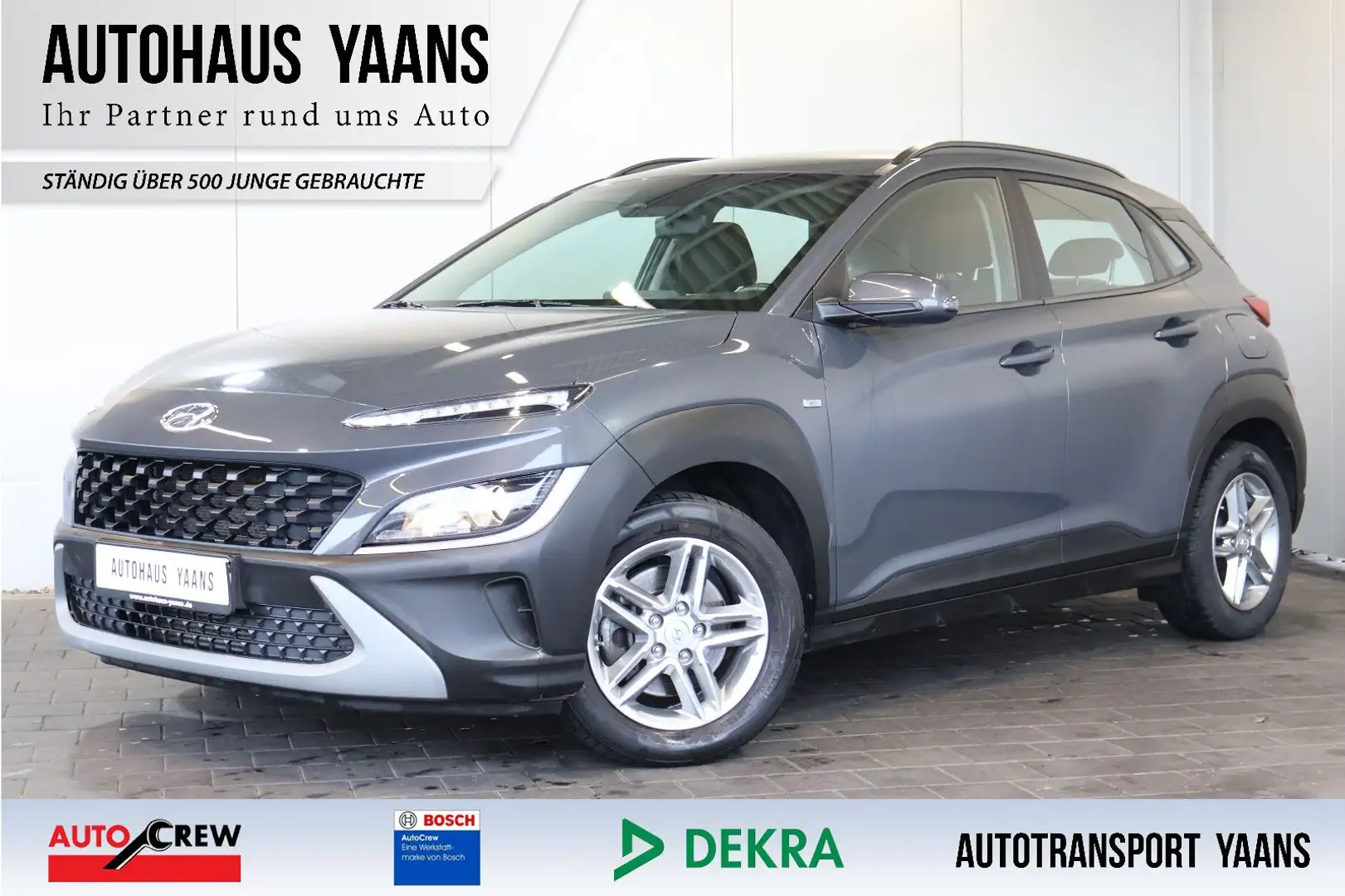 Hyundai KONA Select 1.0 T-GDI CARPLAY+LANE+KAM+ALU Gris - 1
