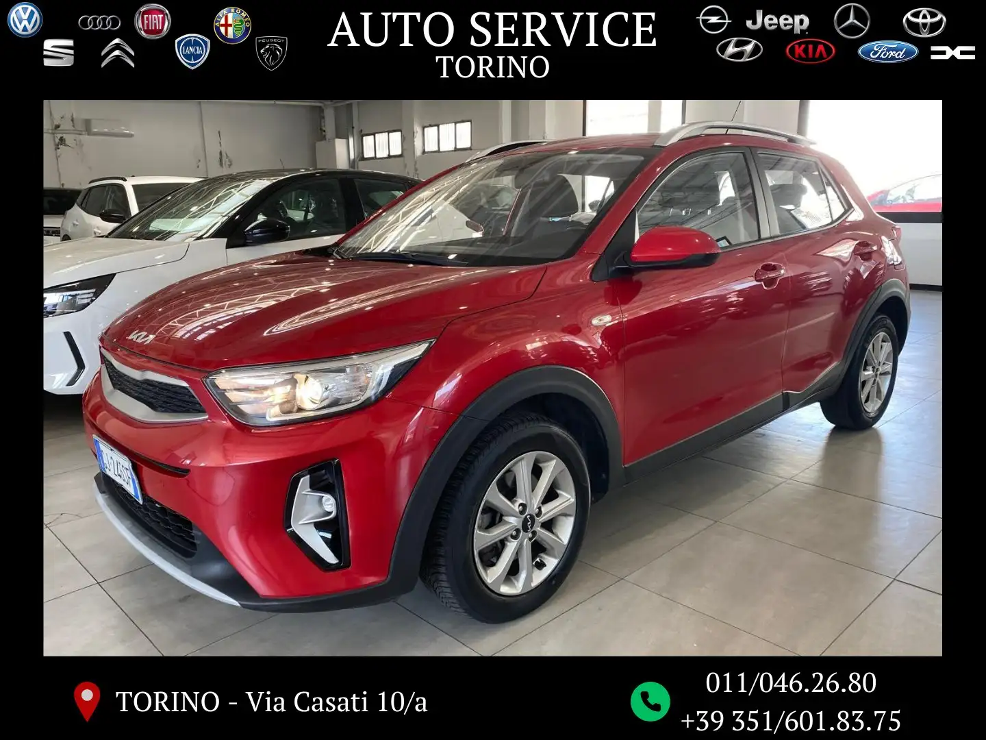Kia Stonic Stonic 1.2 dpi Style s/Design Pack gpl 82cv Rosso - 1