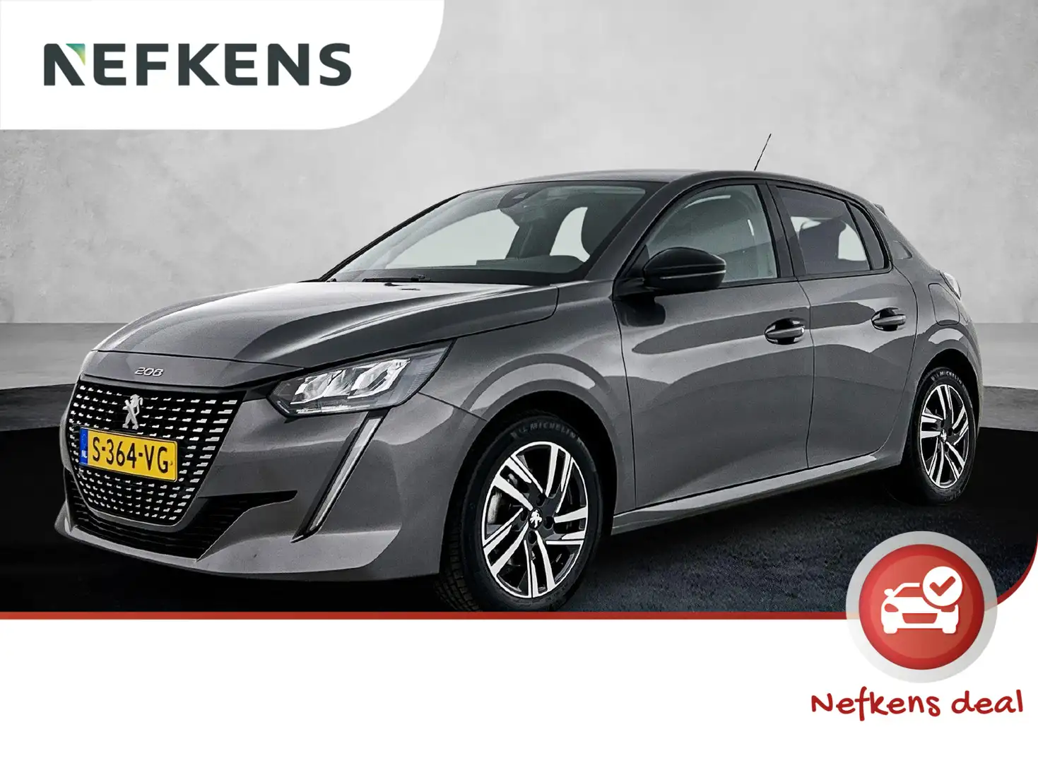 Peugeot 208 Allure 100pk | Navigatie | Achteruitrijcamera | Cl Grijs - 1