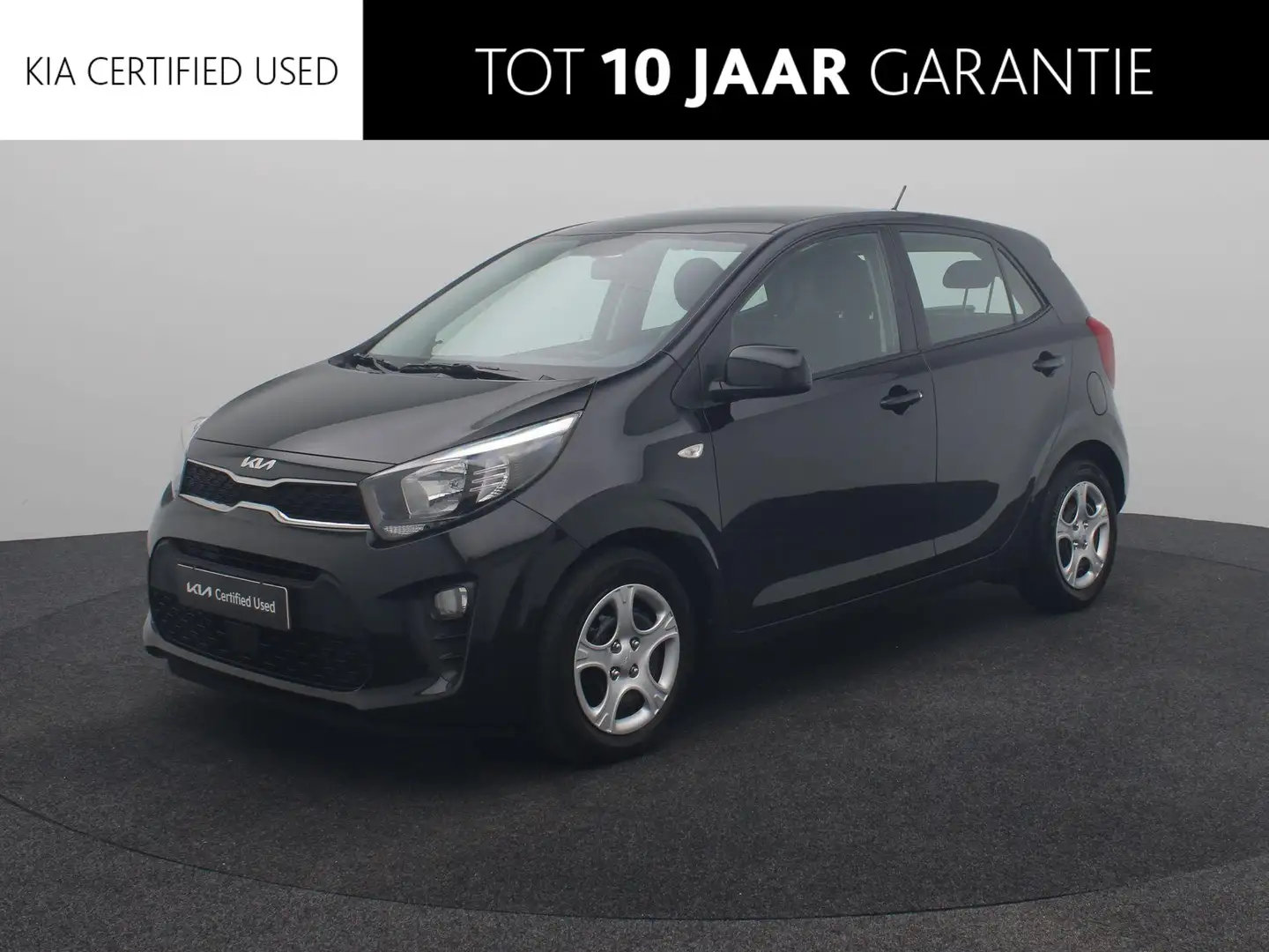 Kia Picanto 1.0 DPi ComfortLine | Radio | Airco | Bluetooth | Zwart - 1