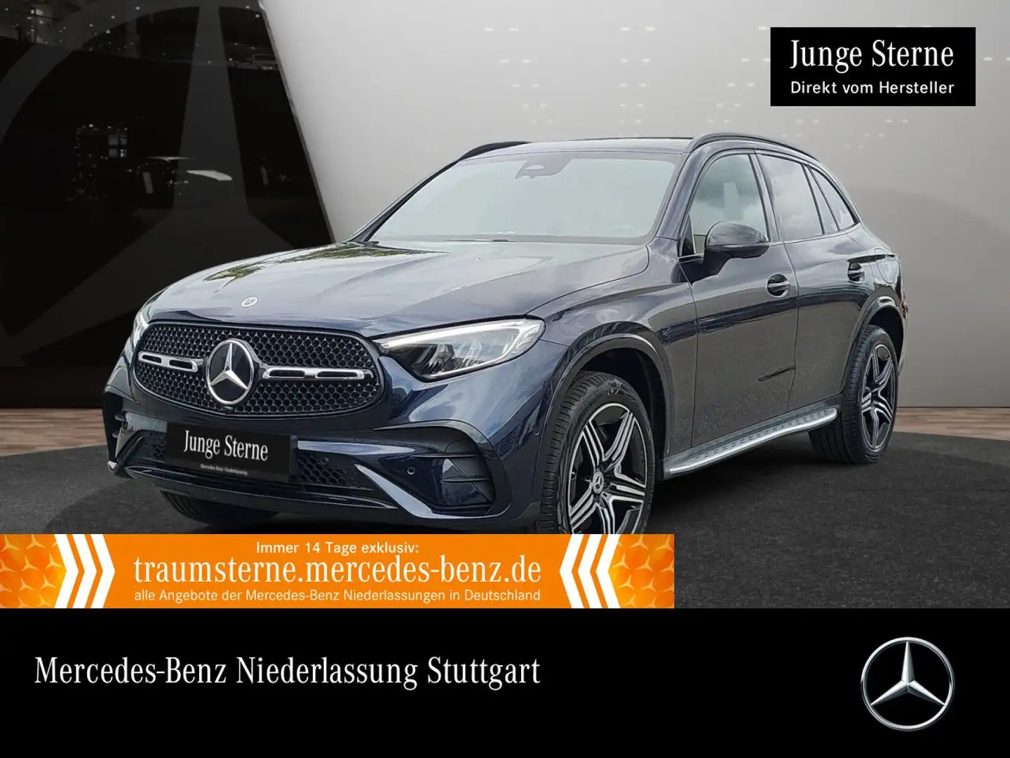 Mercedes-Benz GLC 300 e 4M AMG+NIGHT+AHK+LED+KAMERA+TOTW+KEYLESS Blauw - 1