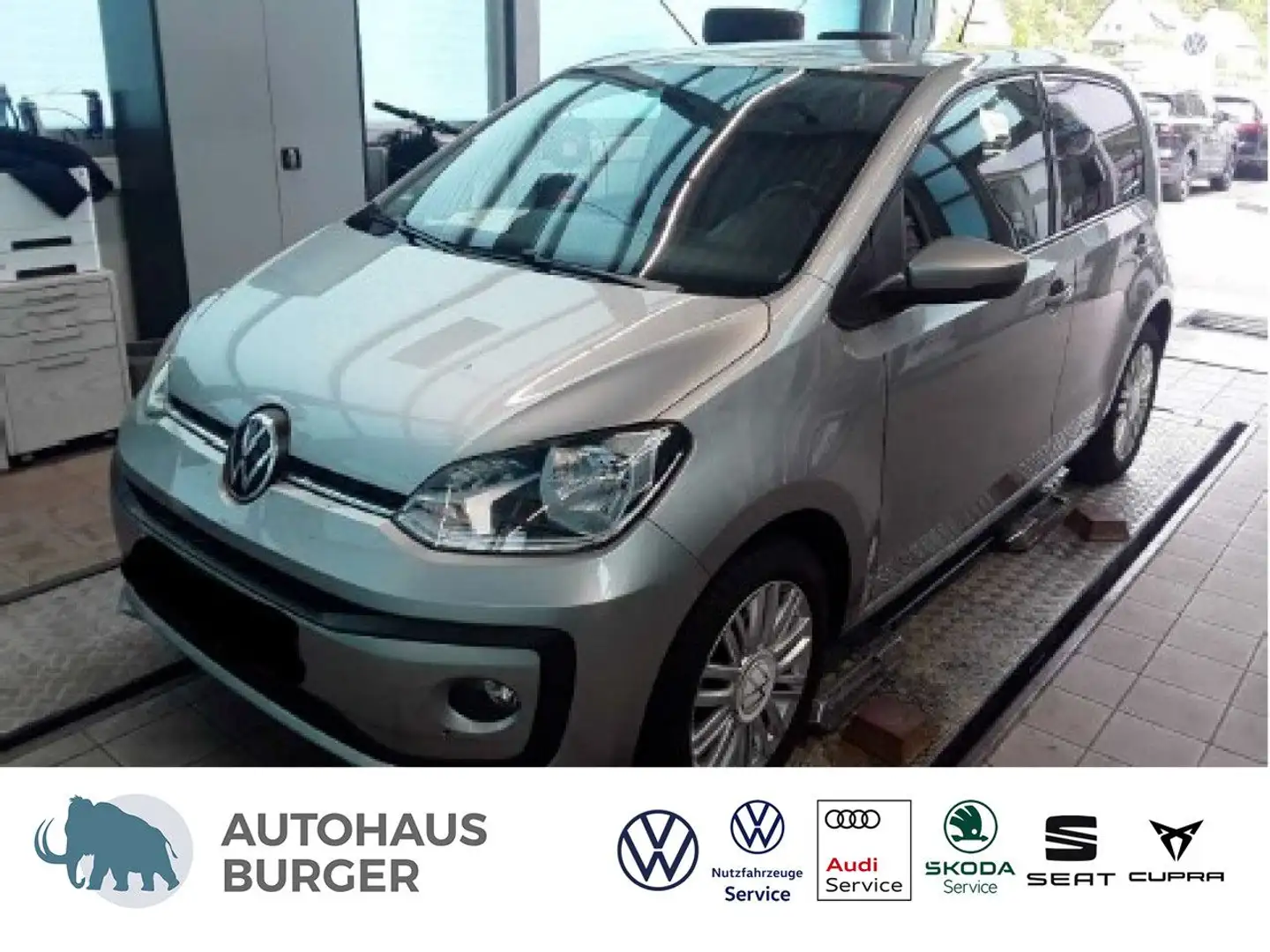 Volkswagen e-up! up! eco up! 1.0 Erdgas/United Bluetooth Klima Silber - 1