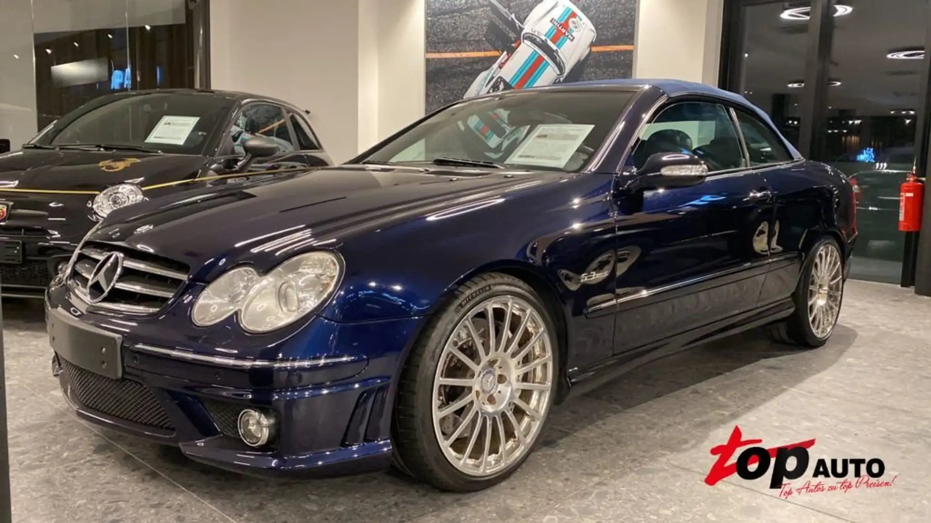 Mercedes-Benz CLK 63 AMG V8 481 CV CABRIO 6.300 CCM!  UNICA! Albastru - 1