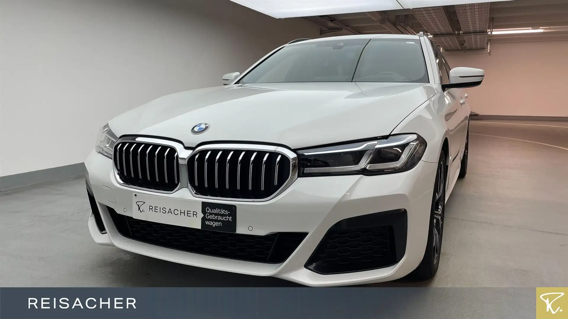 BMW 530 dA xDrive Tou M Sport AHK HUD Laser LM19" Weiß - 1