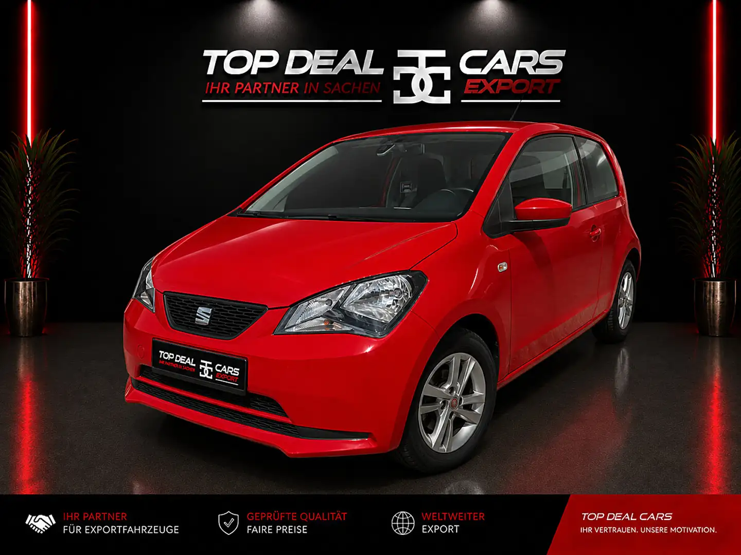 SEAT Mii 1,0 Style Eco **NEUES PICKERL ** Rot - 1