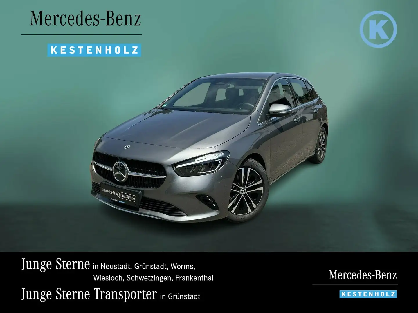 Mercedes-Benz B 180 B 180 PROGRESSIVE+AHK+KAM+EASYP+LENKHZ+SHZ+LED Grau - 1