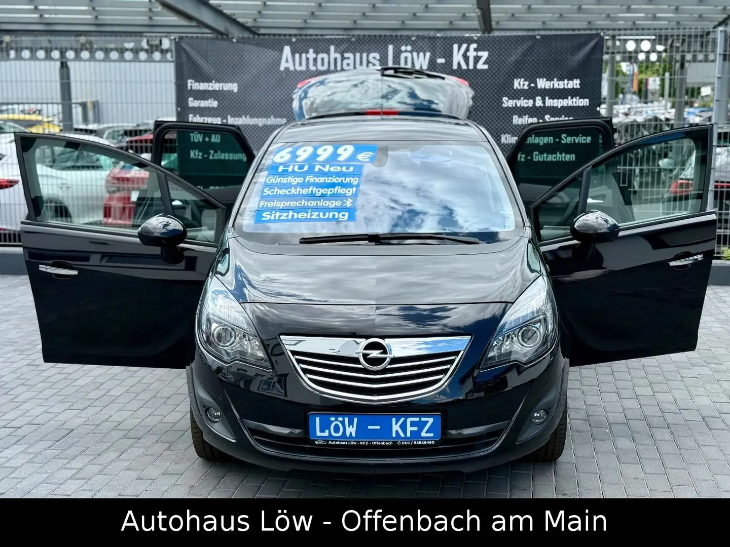 Opel Meriva B Innovation TÜV NEU SCHECKHEFT SR + WR Negru - 1