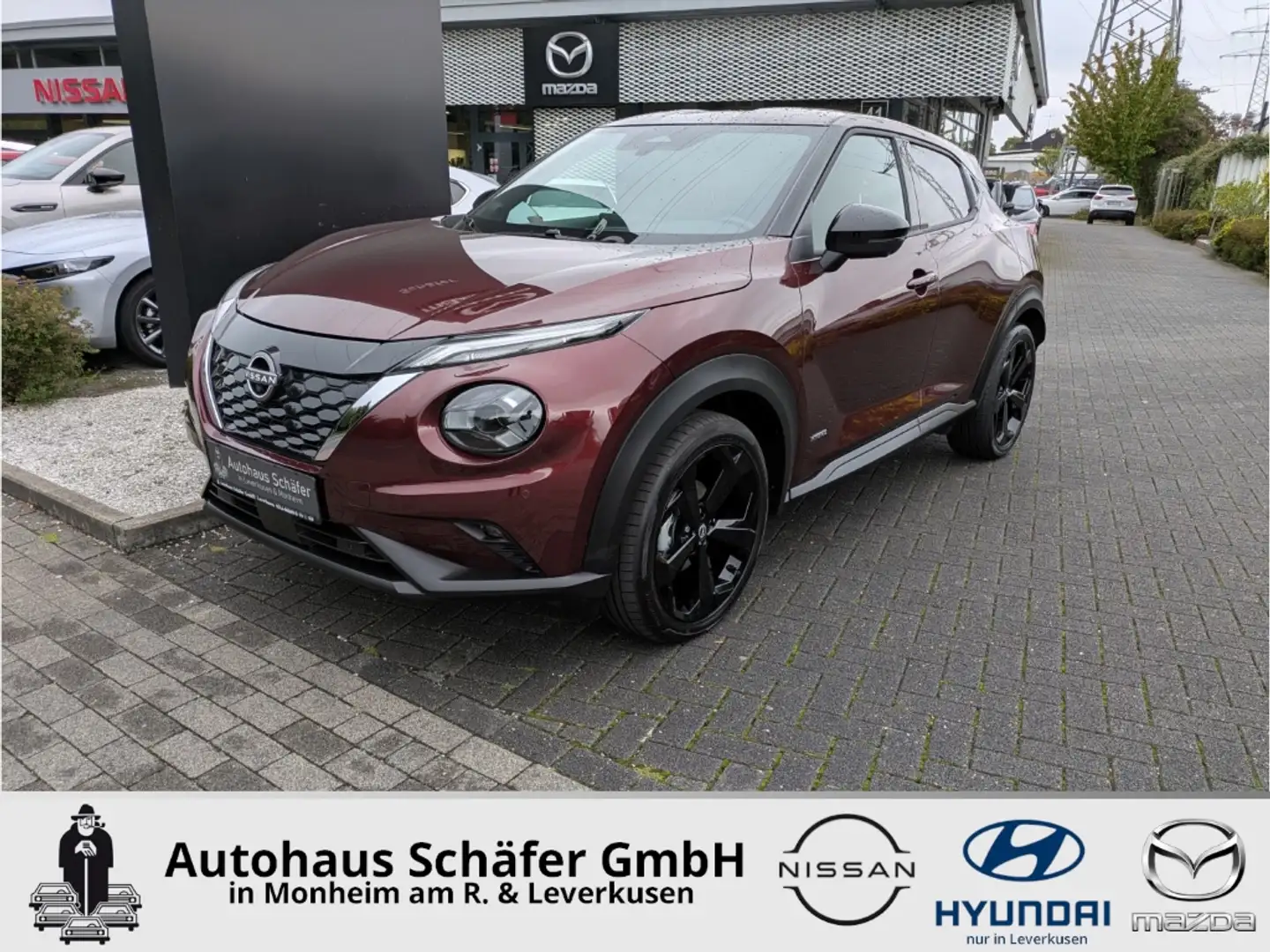 Nissan Juke Hybrid Tekna Navi Leder SHZ Bose 360 Kamera Verkeh Rot - 1