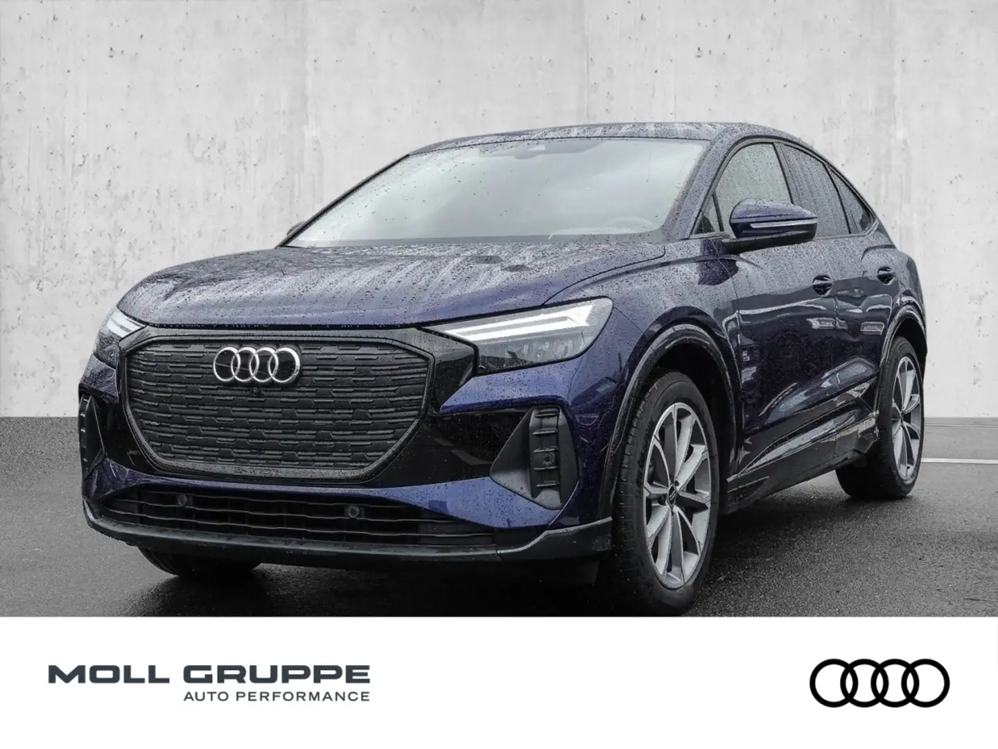 Audi Q4 e-tron Q4 Sportback 45 e-tron AHK NAVI LM FLA WPUMPE Bleu - 1