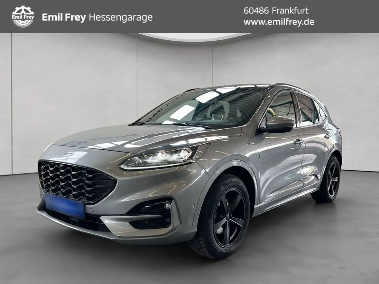 Ford Kuga 2.0 EcoBlue 4x4 ST-LINE X Aut Glasd Navi LED Zilver - 1