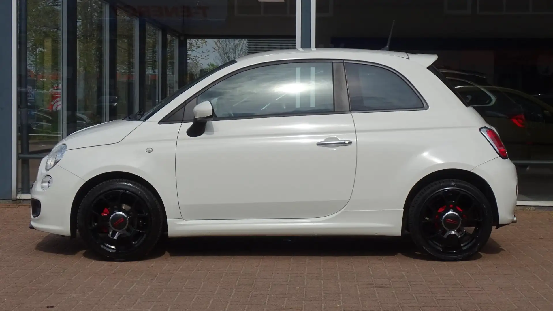 Fiat 500 1.2 Lounge / 500S | Airco | Vol opties | 93.000km Wit - 2