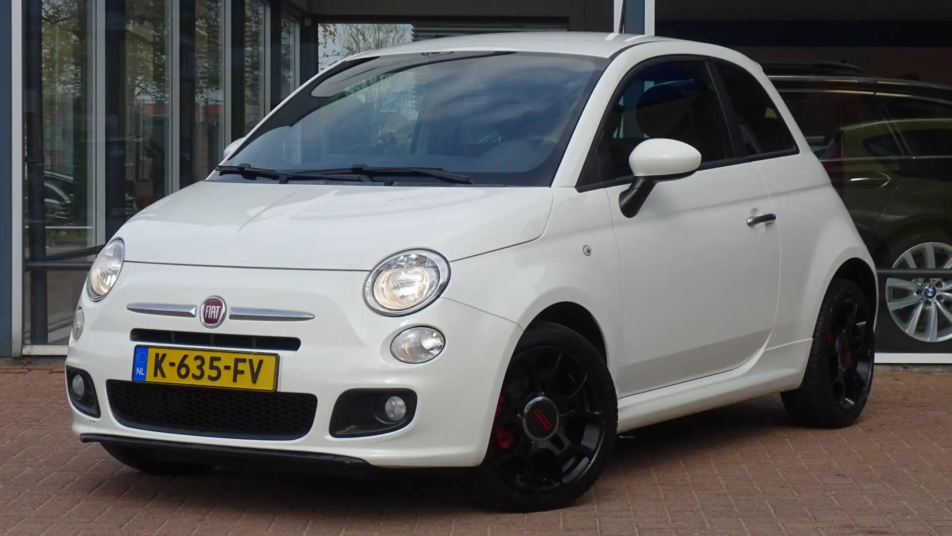 Fiat 500 1.2 Lounge / 500S | Airco | Vol opties | 93.000km Wit - 1